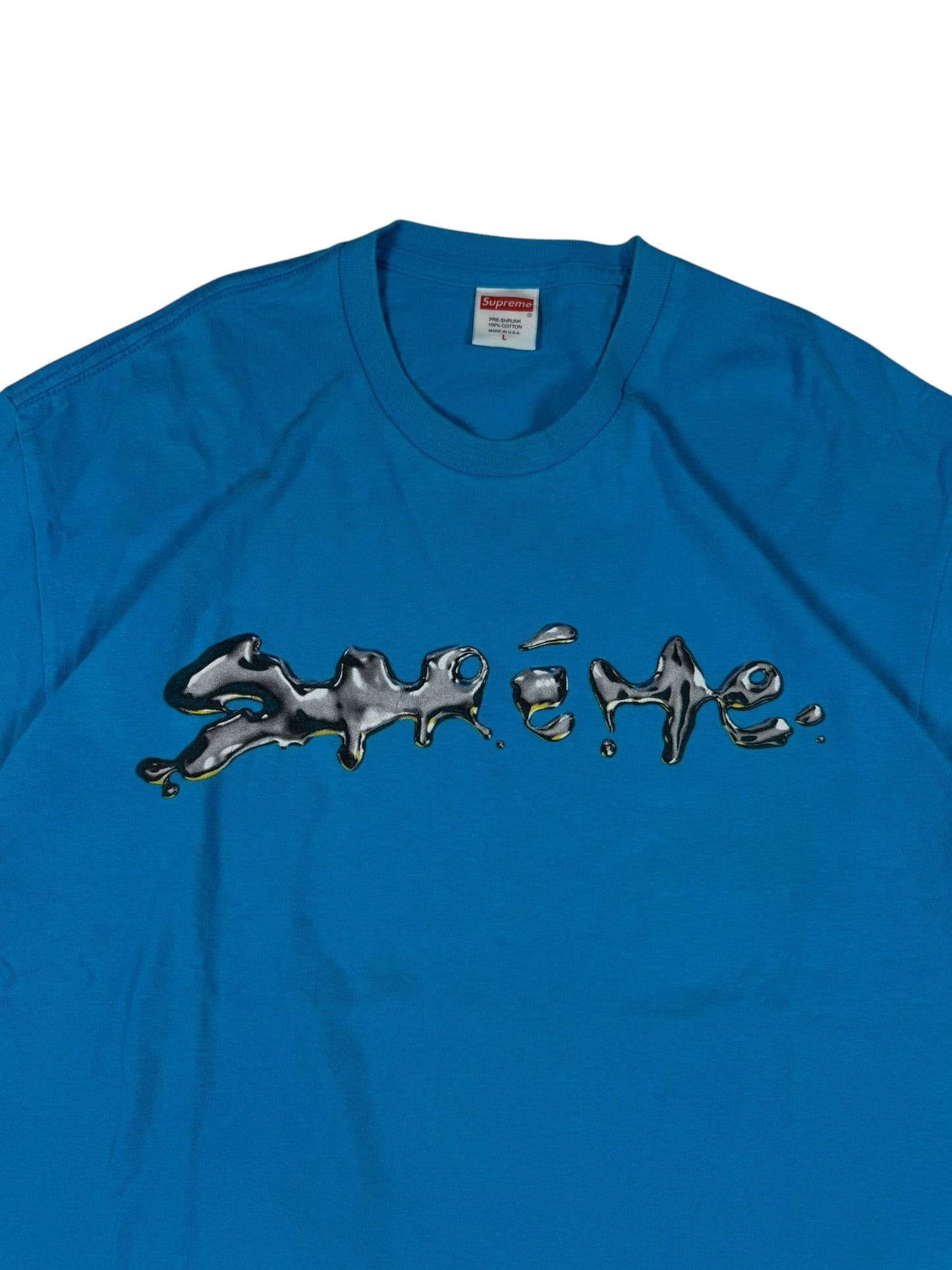 Supreme Liquid Tee Blue (L)