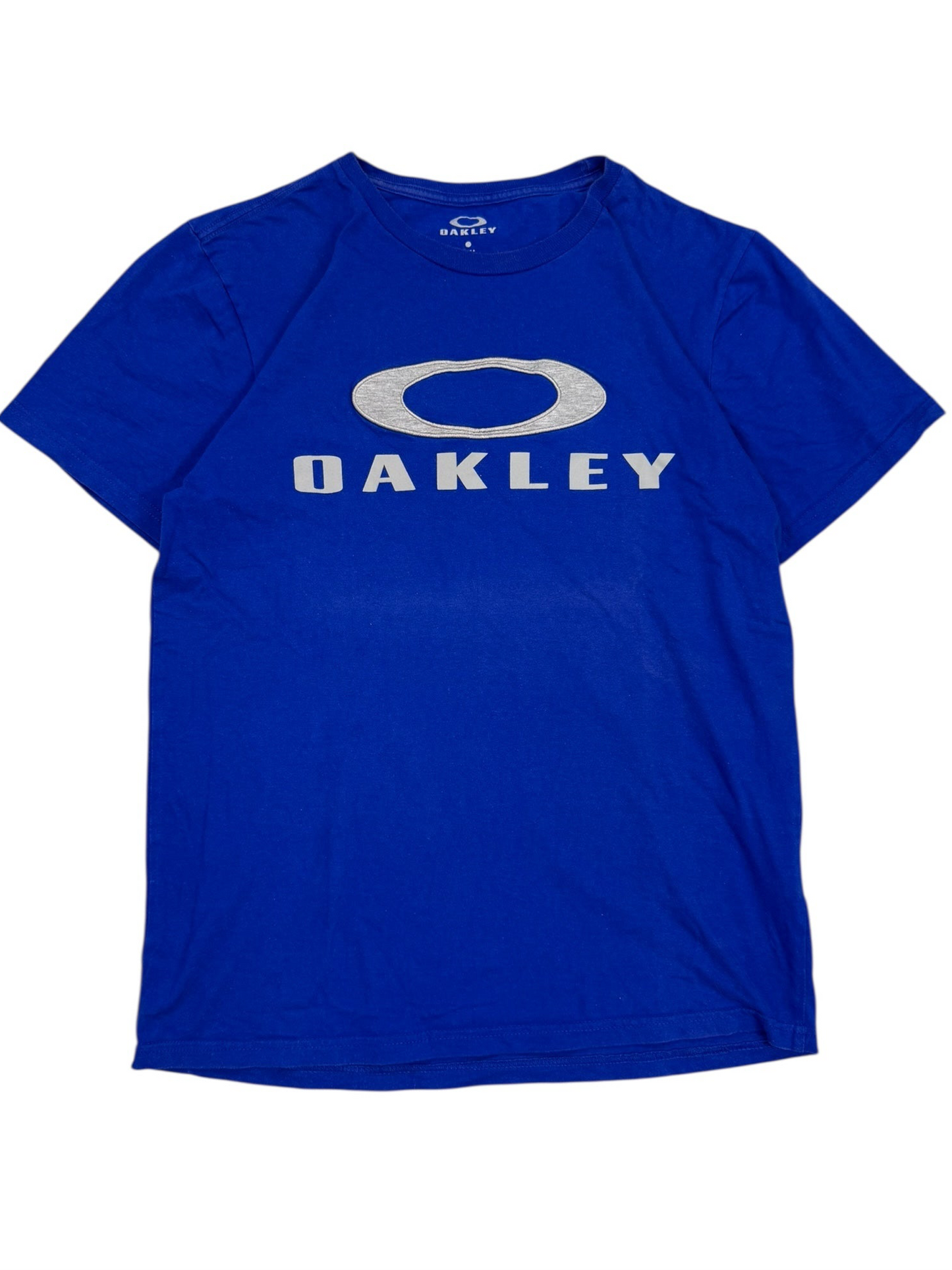 Oakley Tee Blue and White (M)