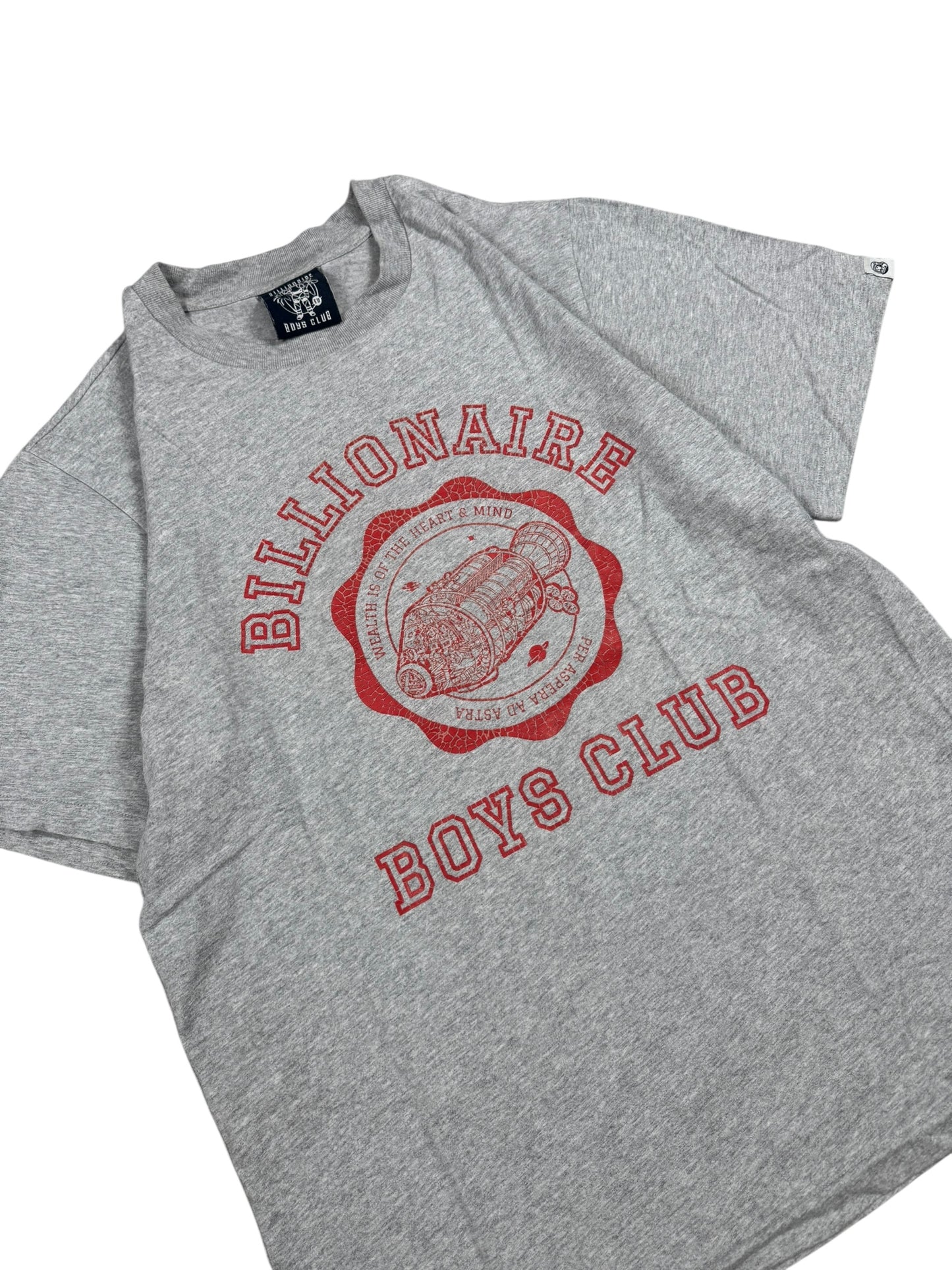 Billionaire Boys Club Academy Logo T-Shirt in Heather Grey (M)