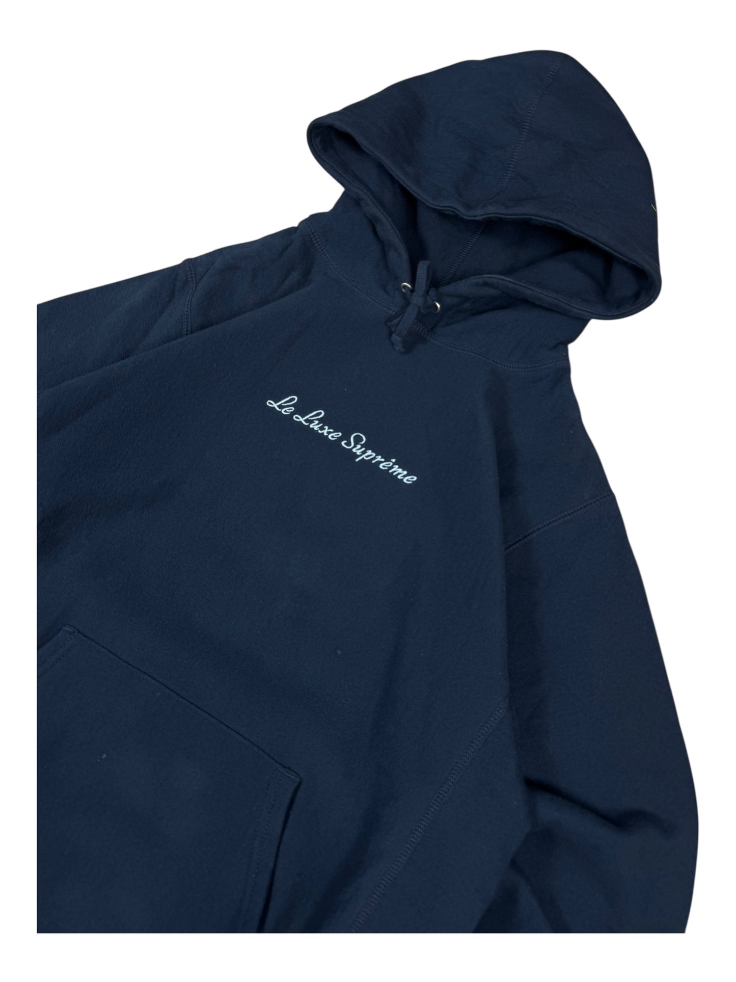 Supreme Le Luxe Navy Hoodie (S)