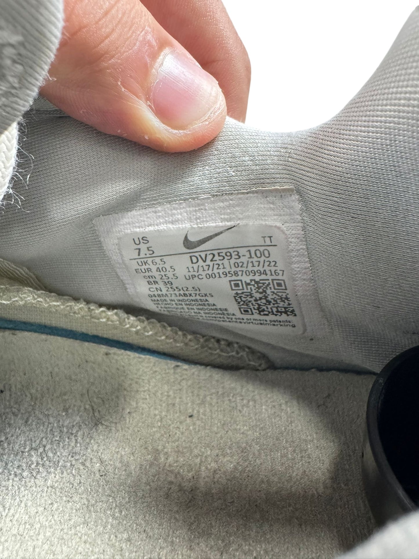 Nike Air Max 95 Anatomy Of Air White & Grey (40.5)