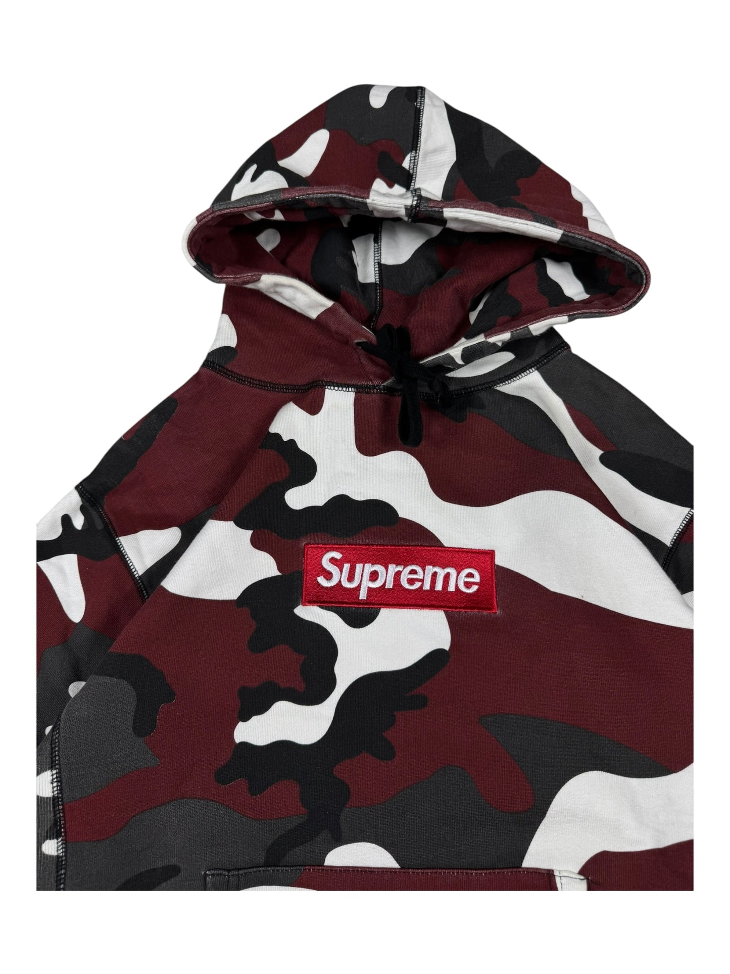 Supreme Box Logo Pullover Red Camo Fall/Winter 2013 (S)