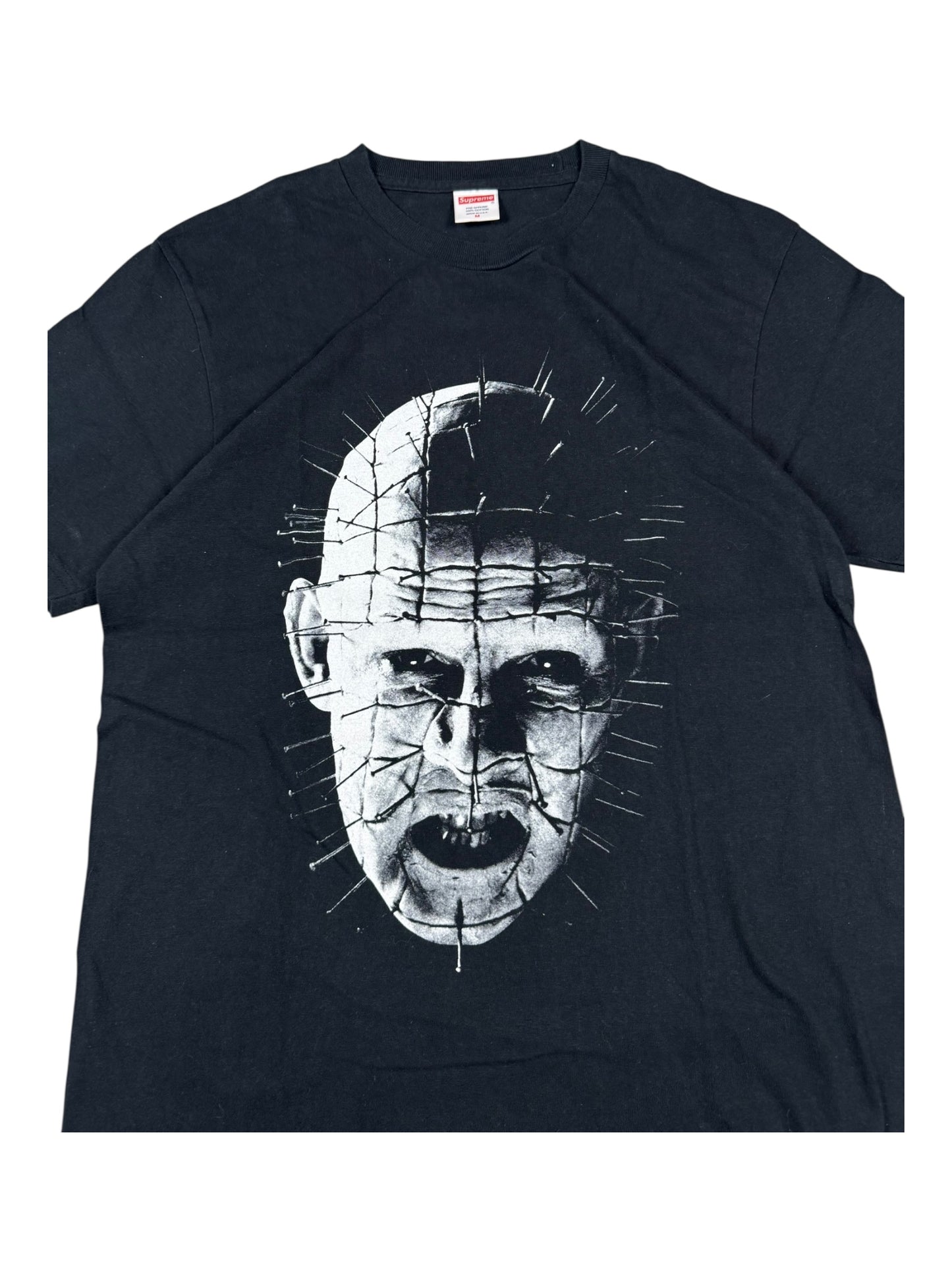 Supreme Hellraiser Pinhed Black Tee/T-Shirt (M)