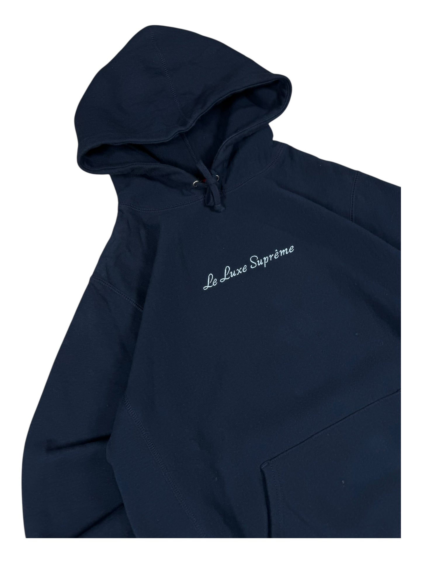 Supreme Le Luxe Navy Hoodie (S)