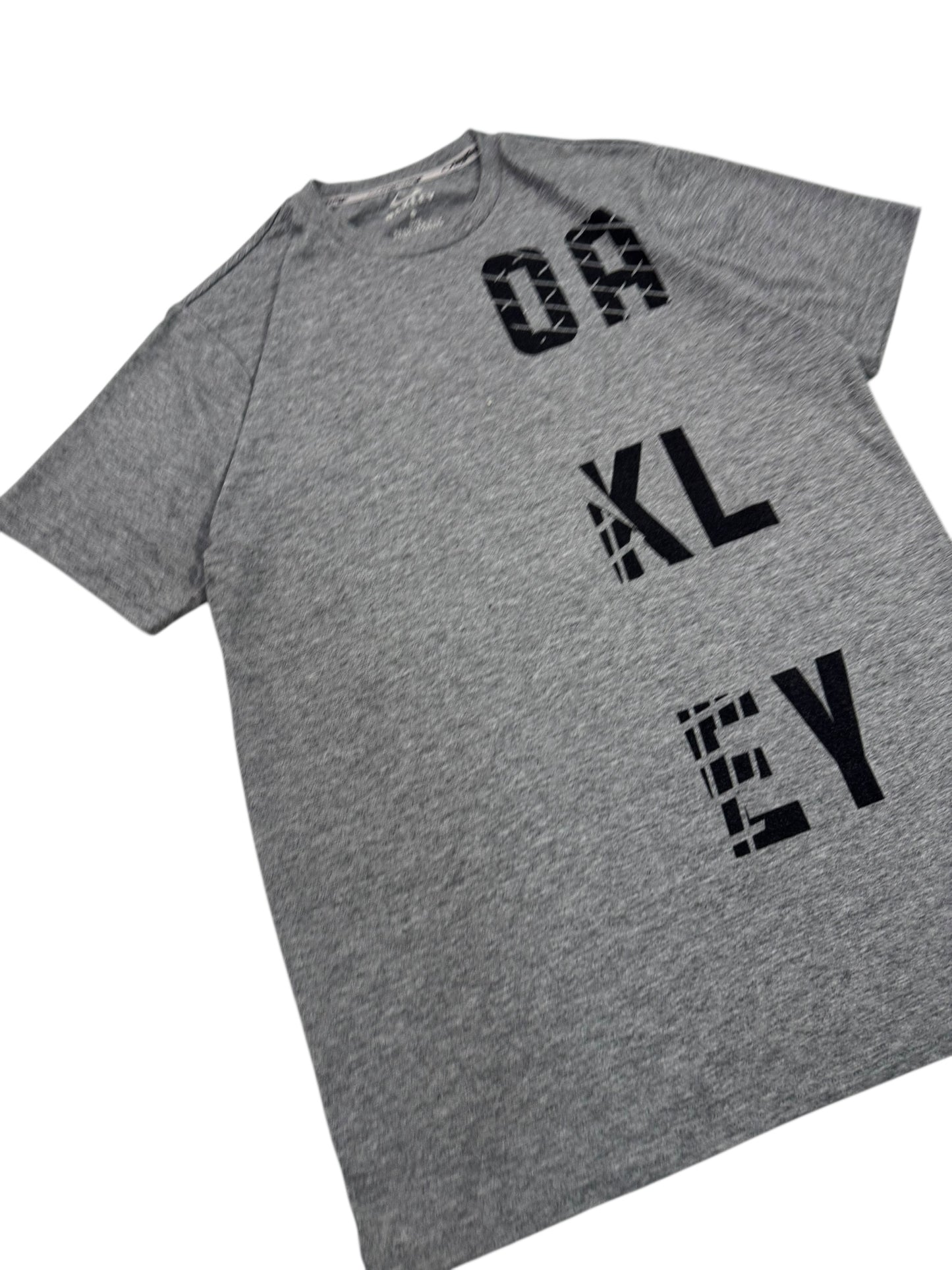 Oakley Tee Grey And Black (M)