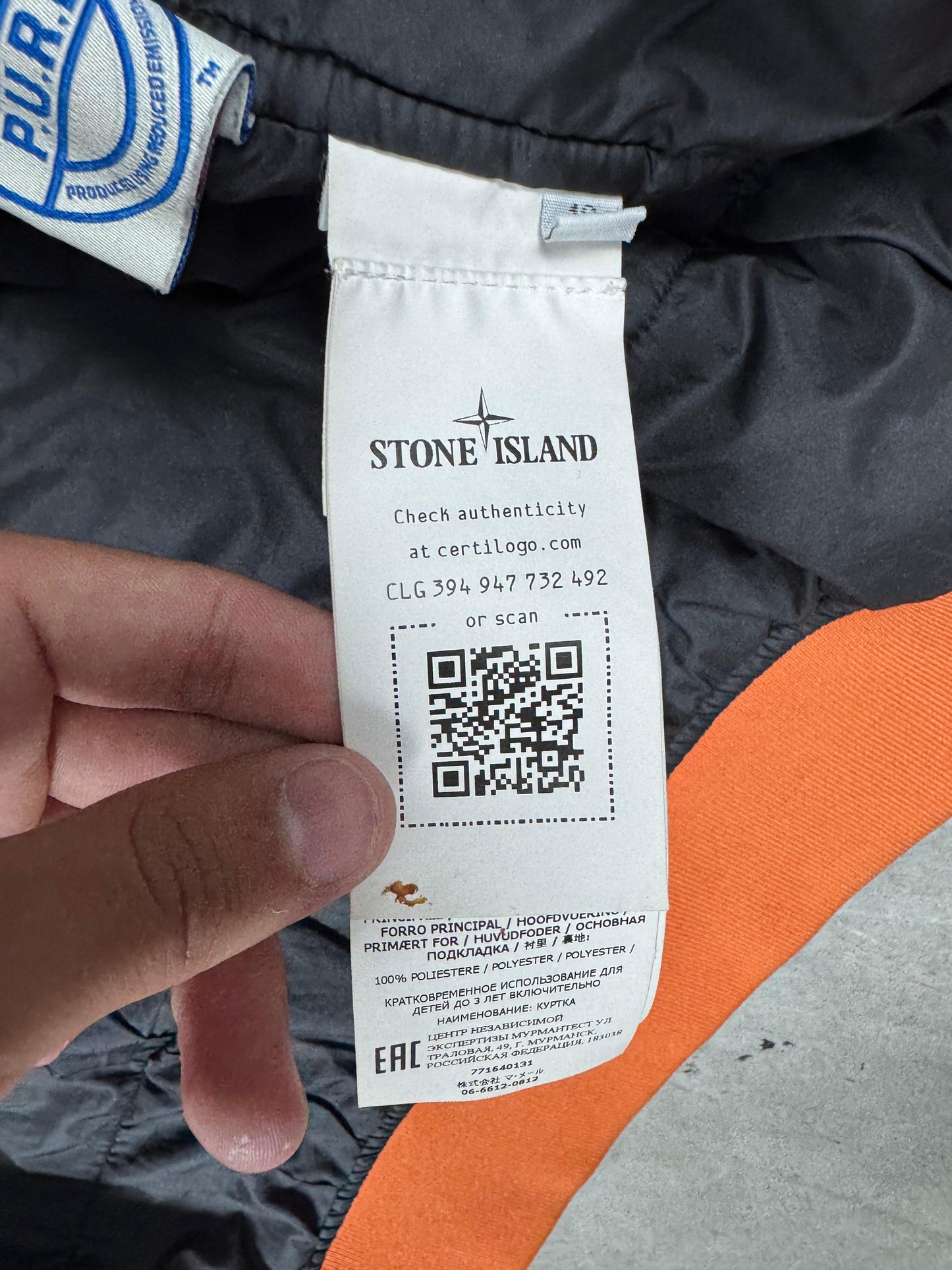 Stone Island Vintage Jacket Orange (S)