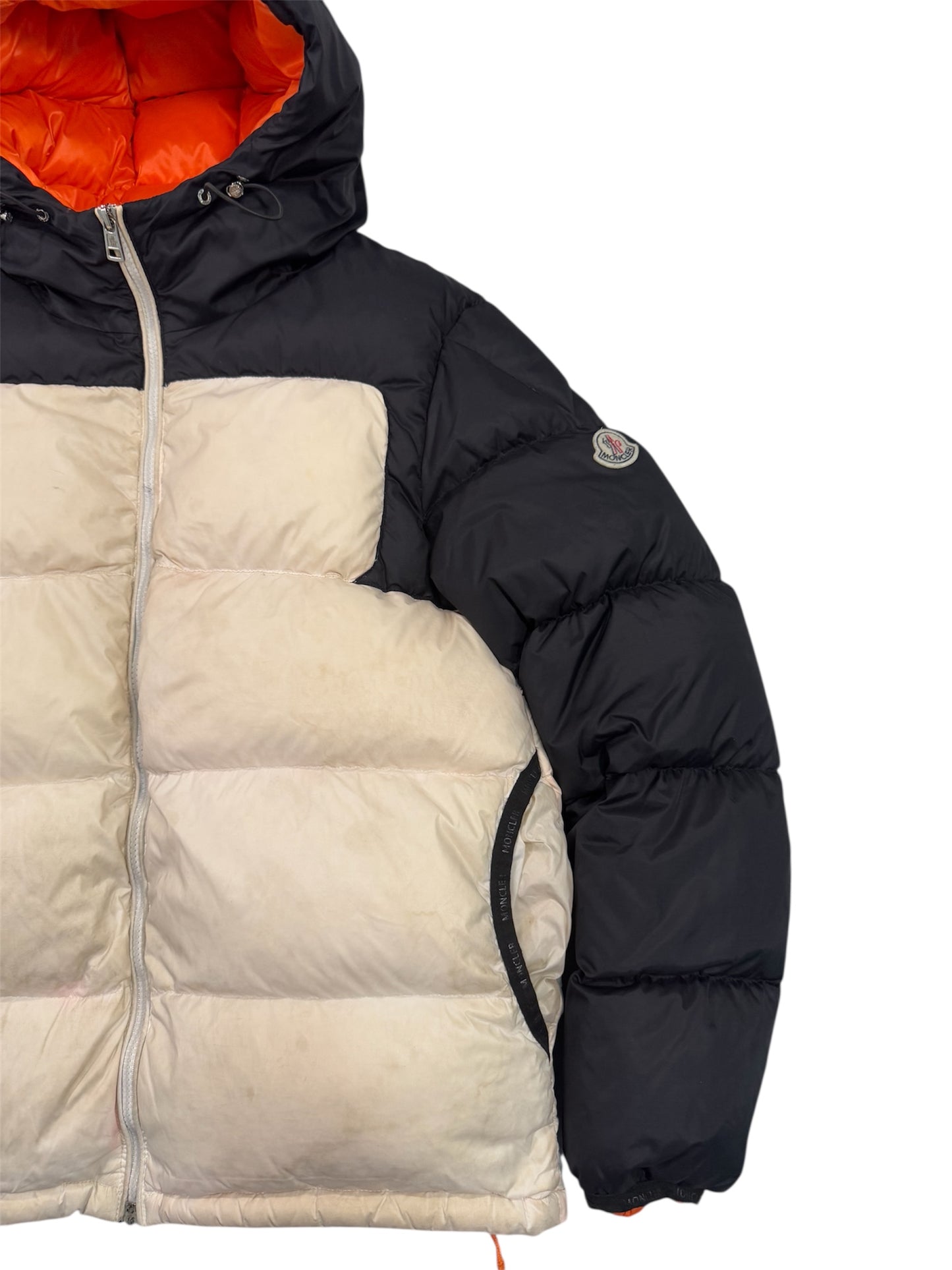 Moncler Puffer Black and White (M)