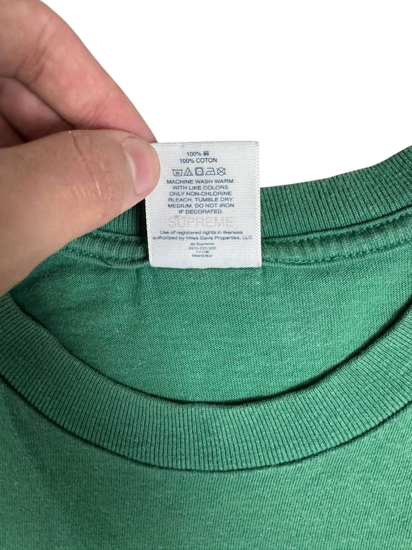 Supreme Tee Gren Box Logo (S)