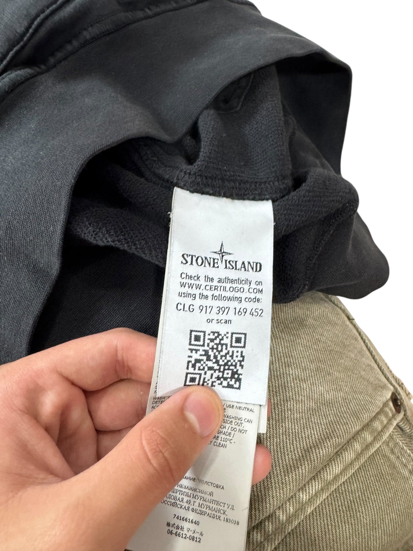 Stone Island Sweat Black (S)