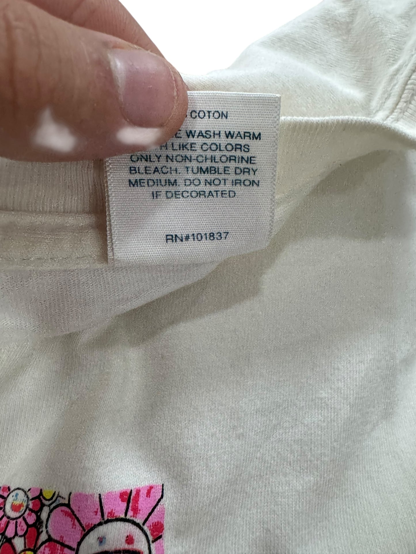 Supreme x Takashi Murakami COVID-19 Relief Box Logo Tee White (L)