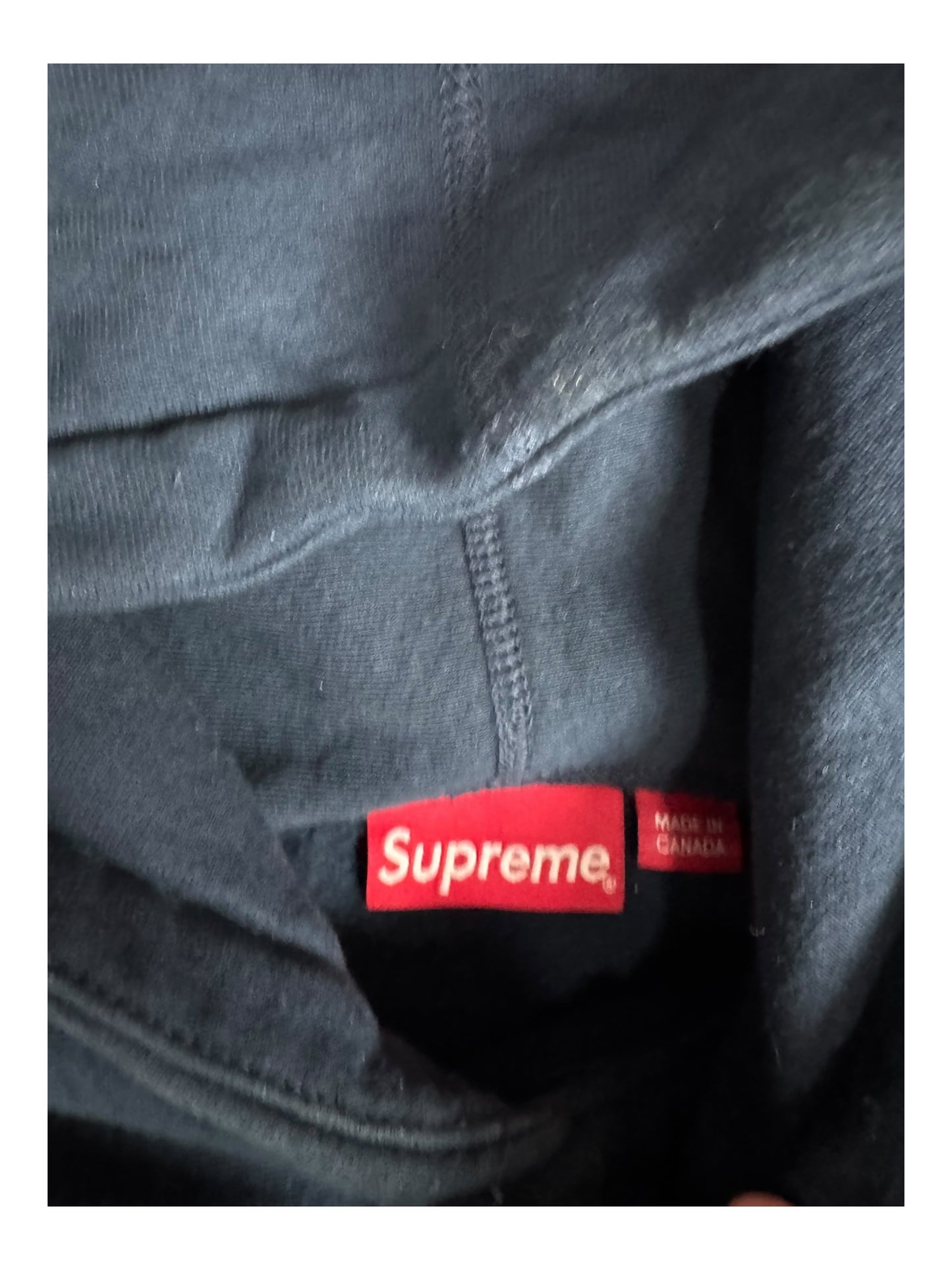 Supreme Le Luxe Navy Hoodie (S)