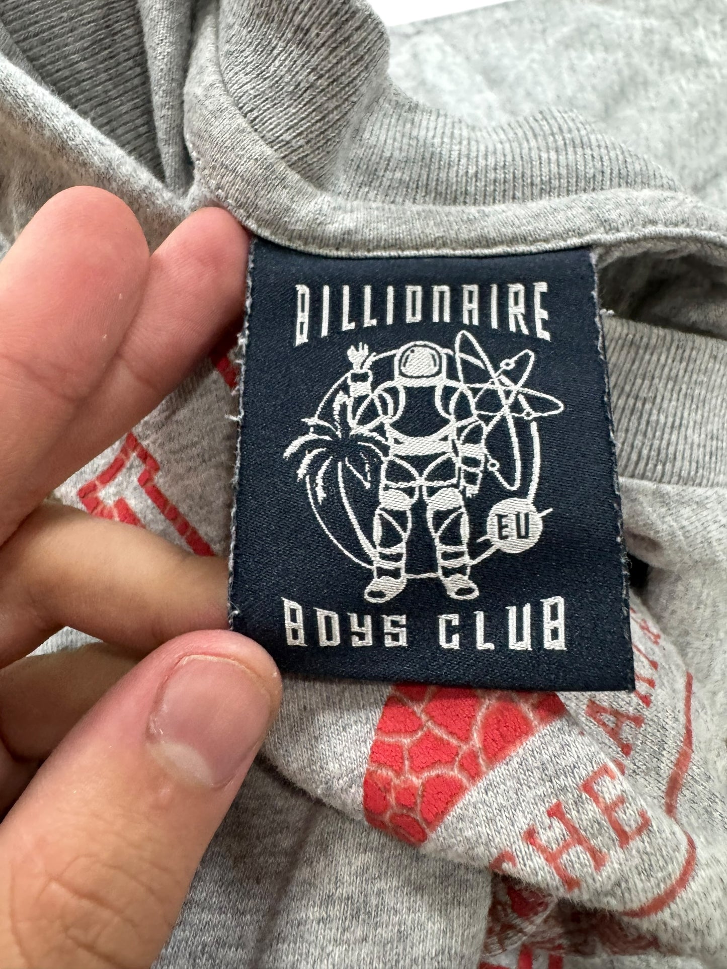Billionaire Boys Club Academy Logo T-Shirt in Heather Grey (M)