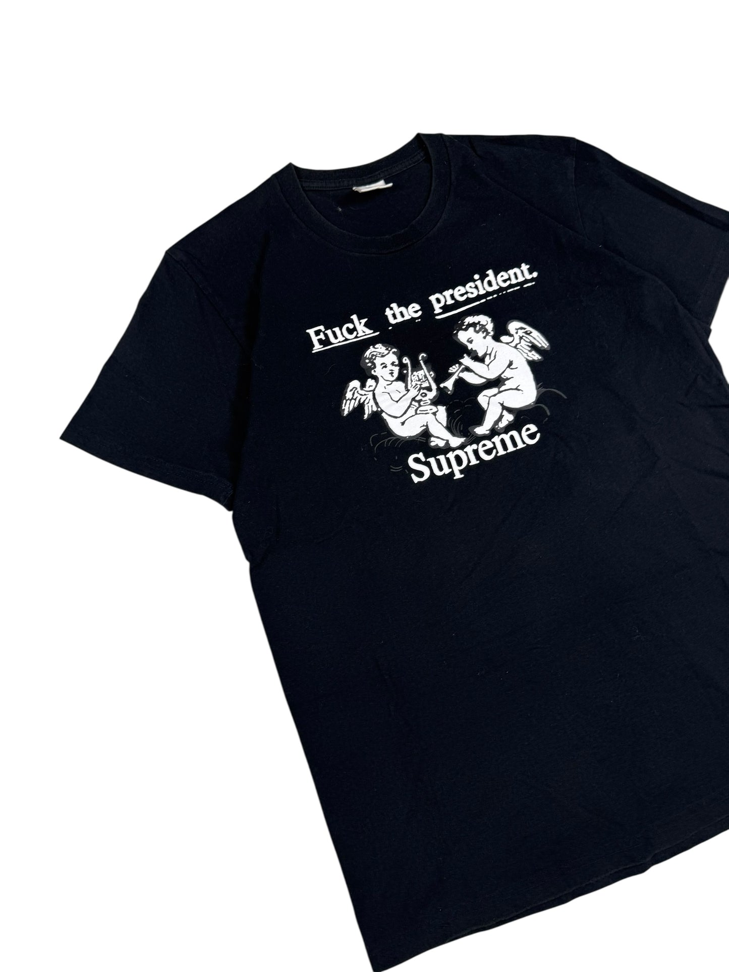Supreme Tee/T-shirt Fuck The President Black (L)