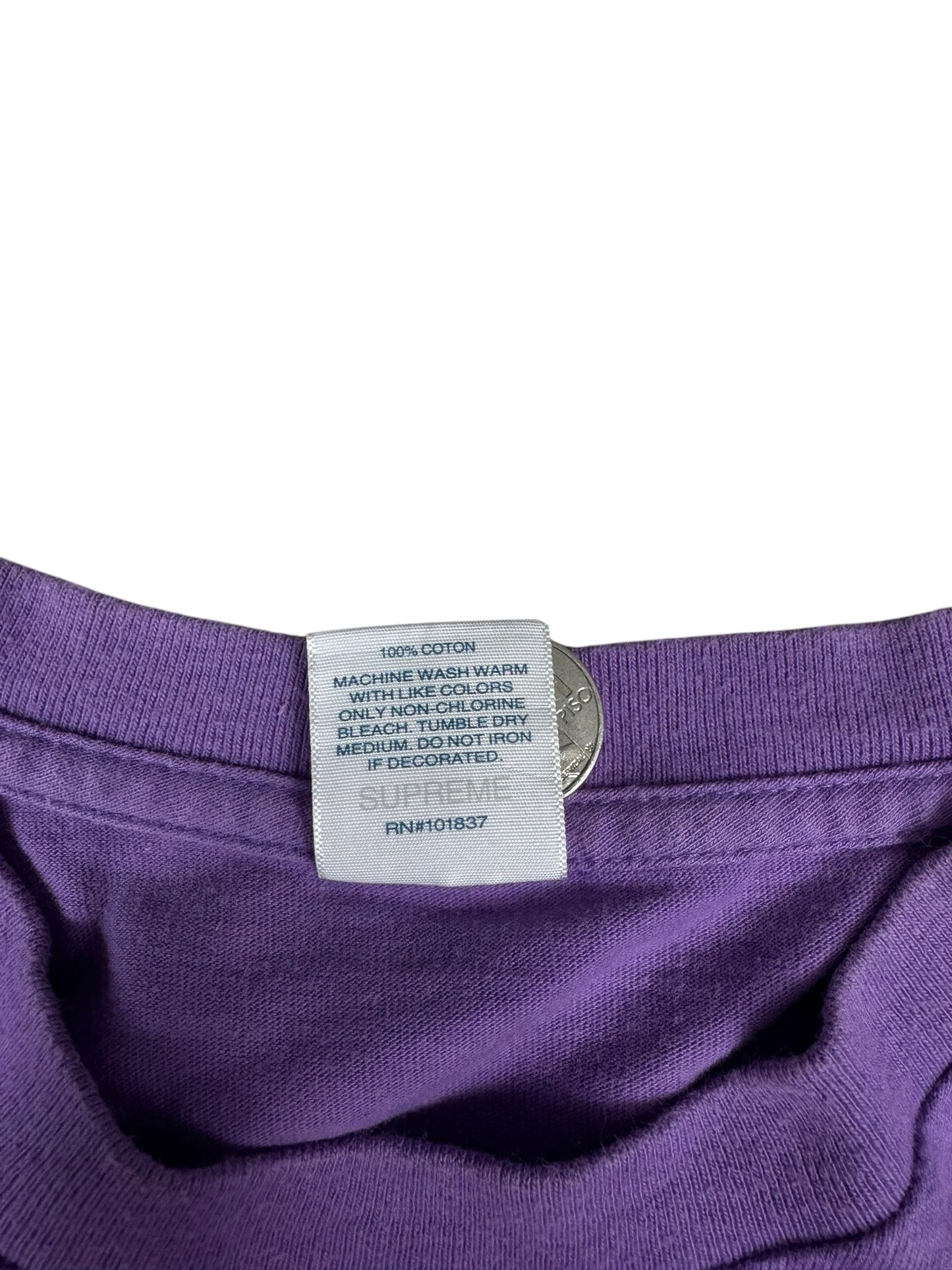 Supreme Motion Logo Tee Purple (L)