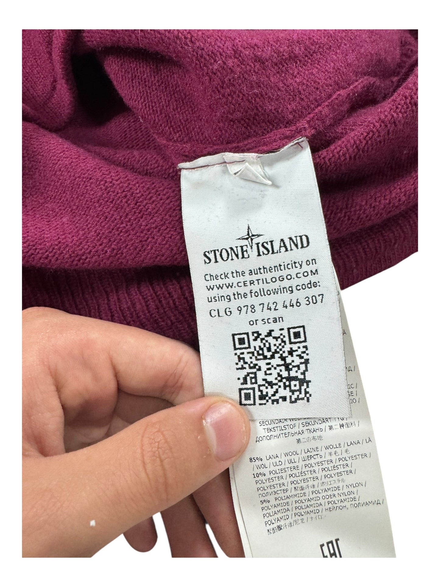 Stone Island Knit Pink (M)