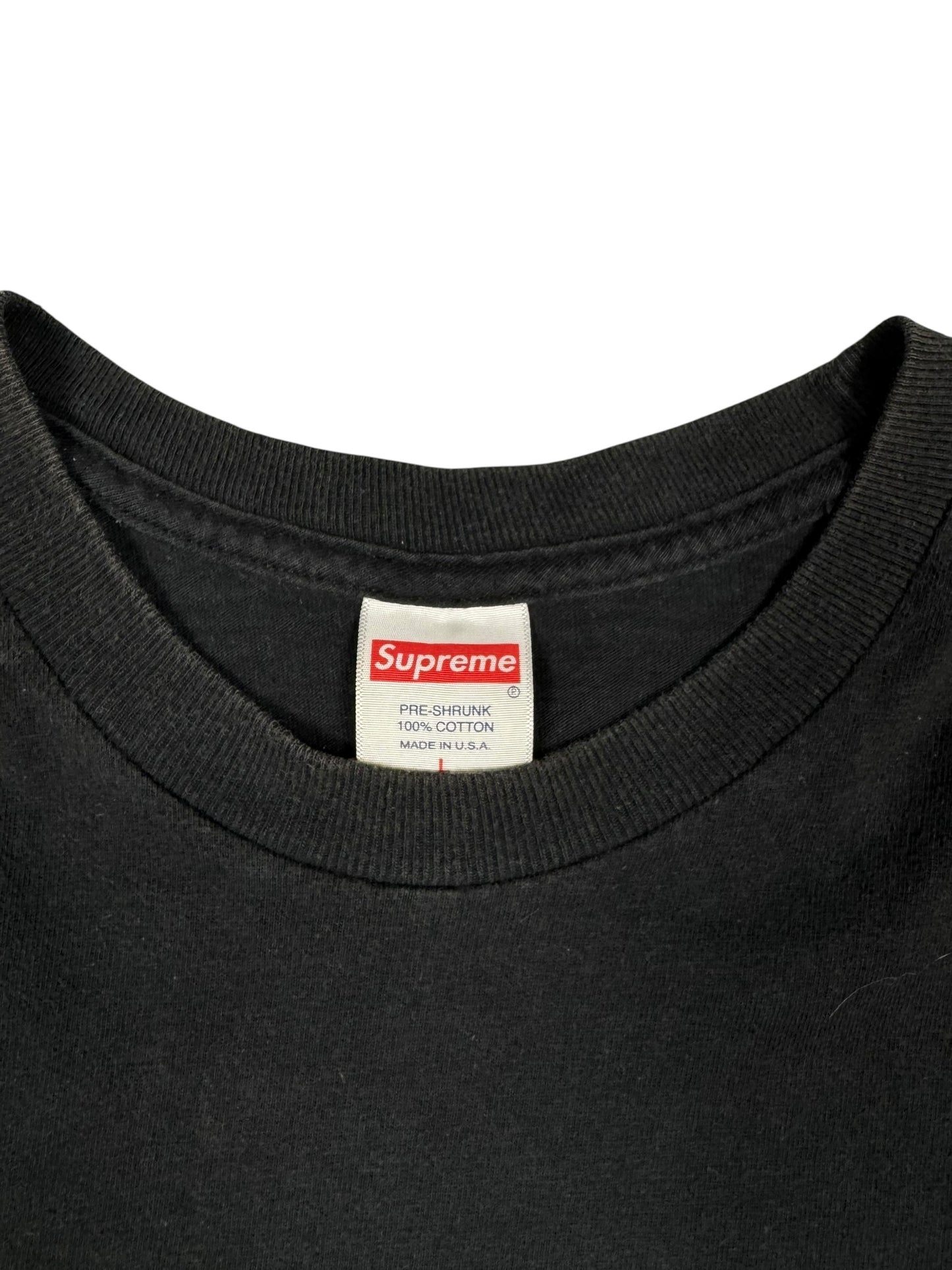 Supreme T-Shirt/Tee Classic Logo Black (L)