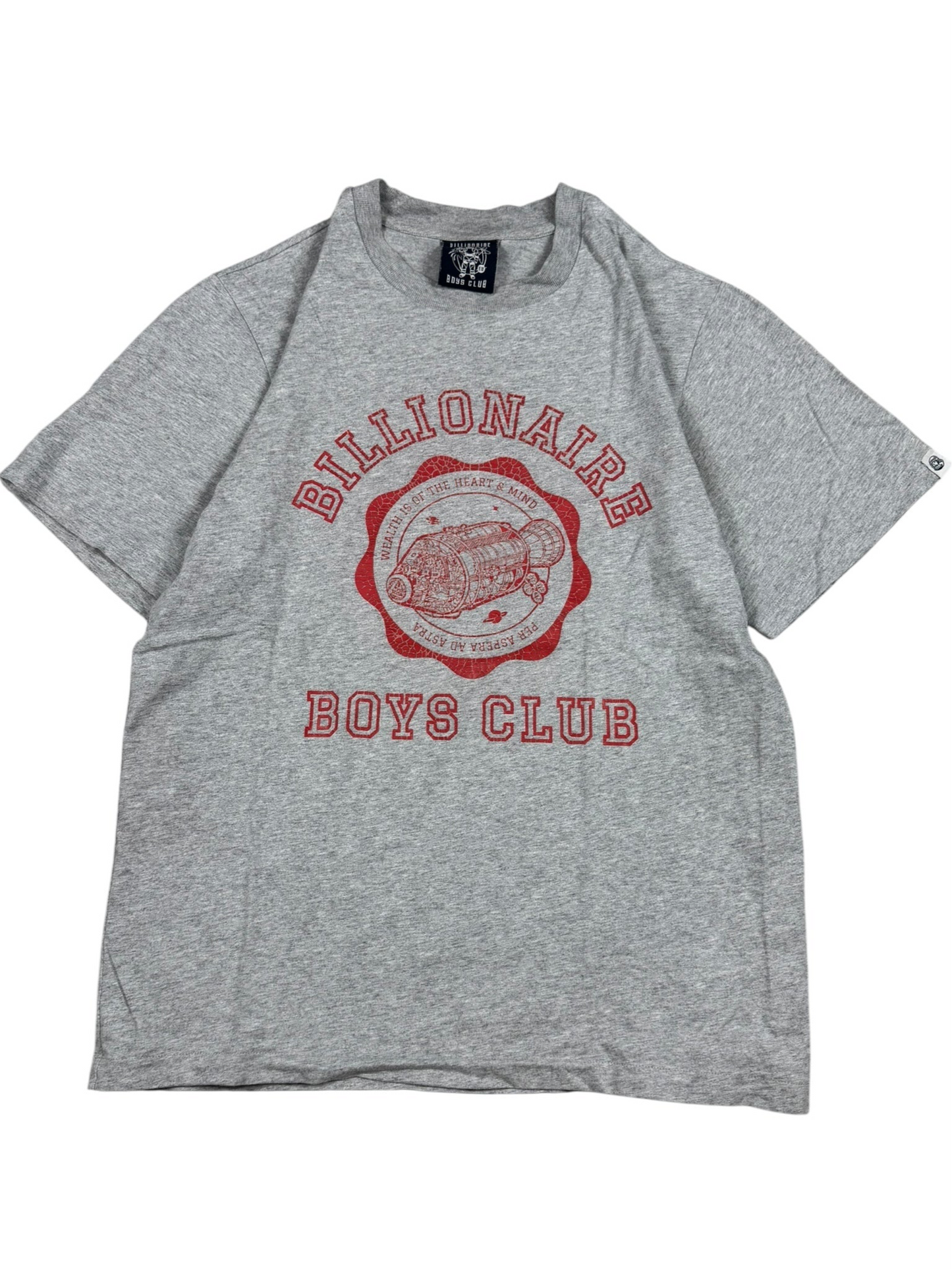 Billionaire Boys Club Academy Logo T-Shirt in Heather Grey (M)