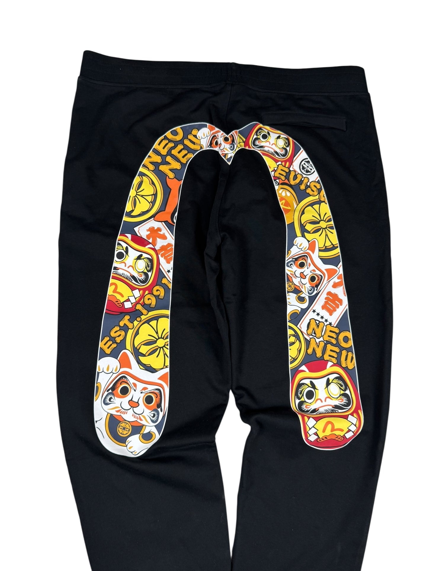 Evisu Joggers Black (XL)