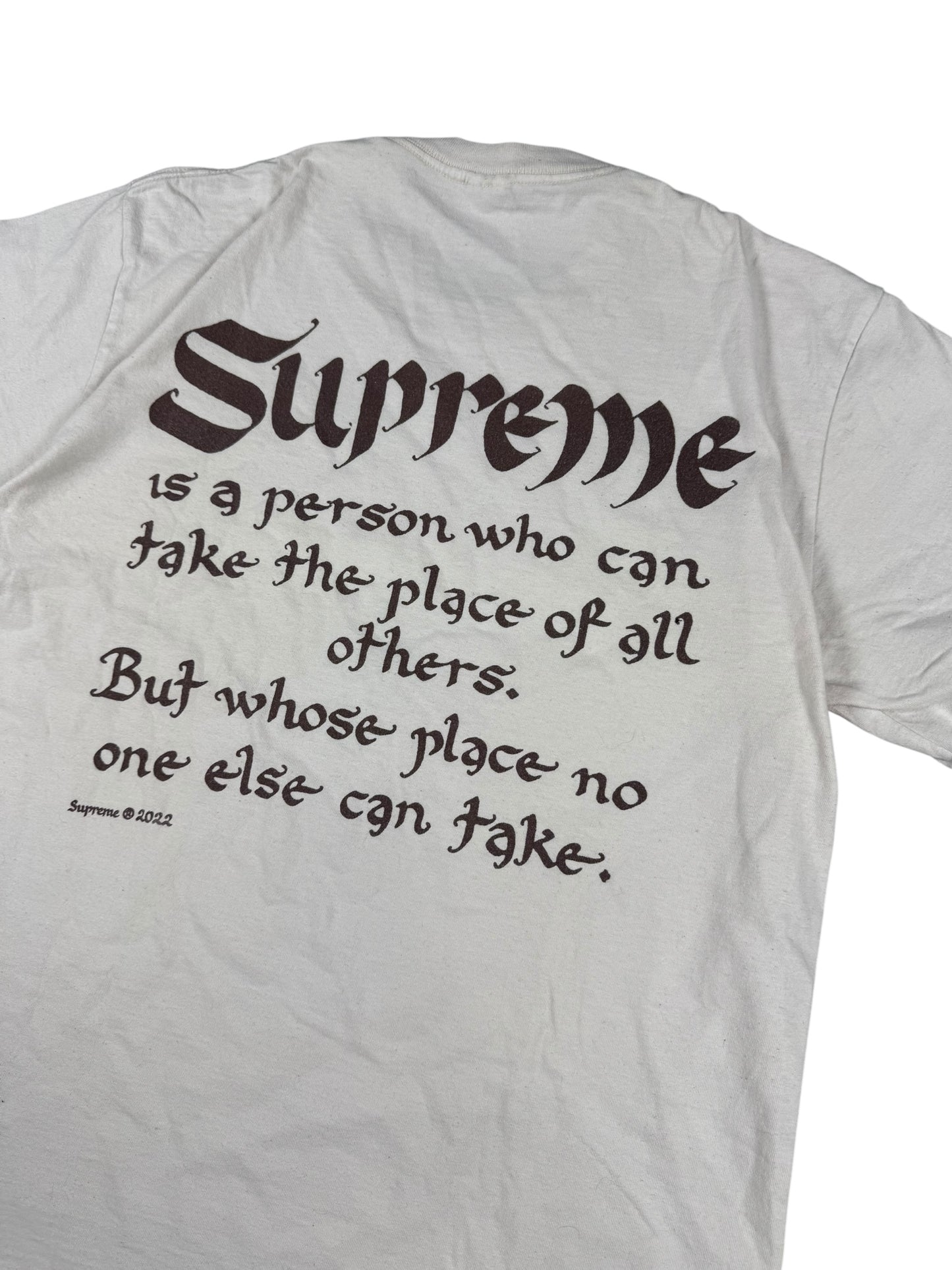 Supreme Tee White (M)
