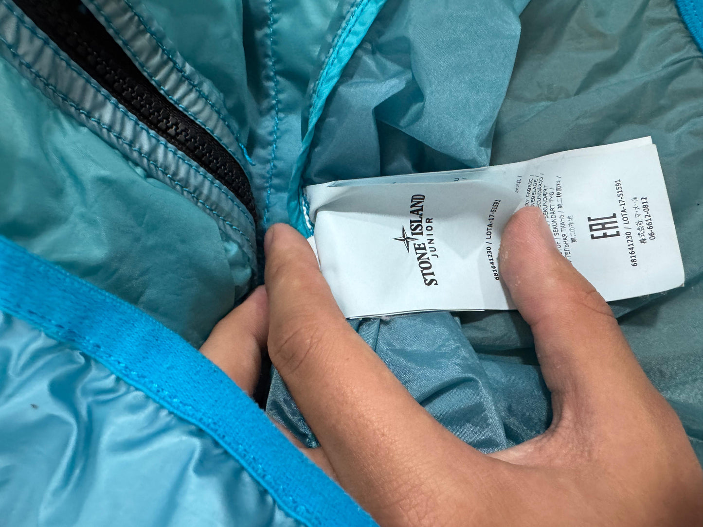 Stone Island Blue Windbreaker (S)