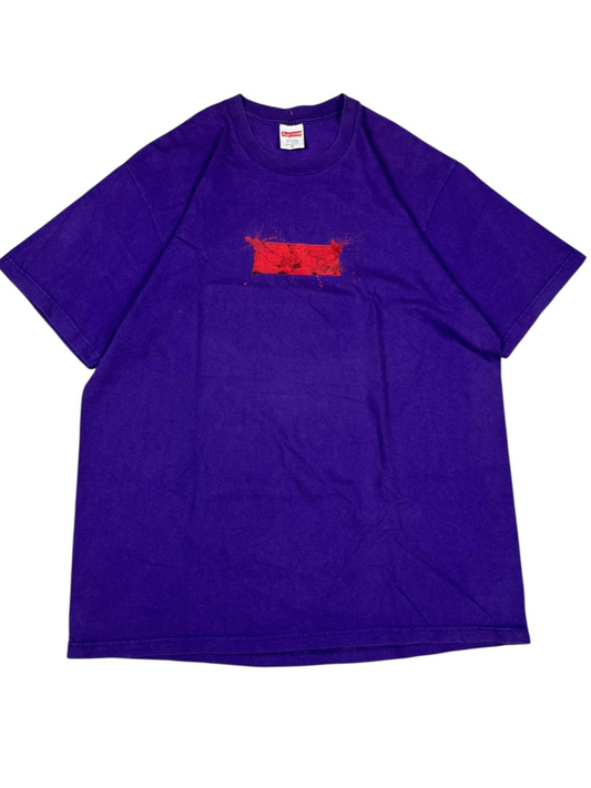 Supreme Tee/T-Shirt Ralph Steadman Box Logo Purple (M)