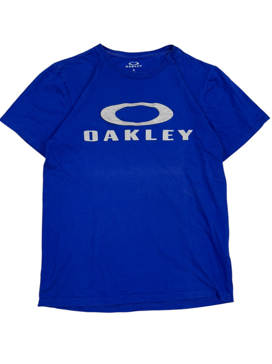 Oakley Tee Blue and White (M)