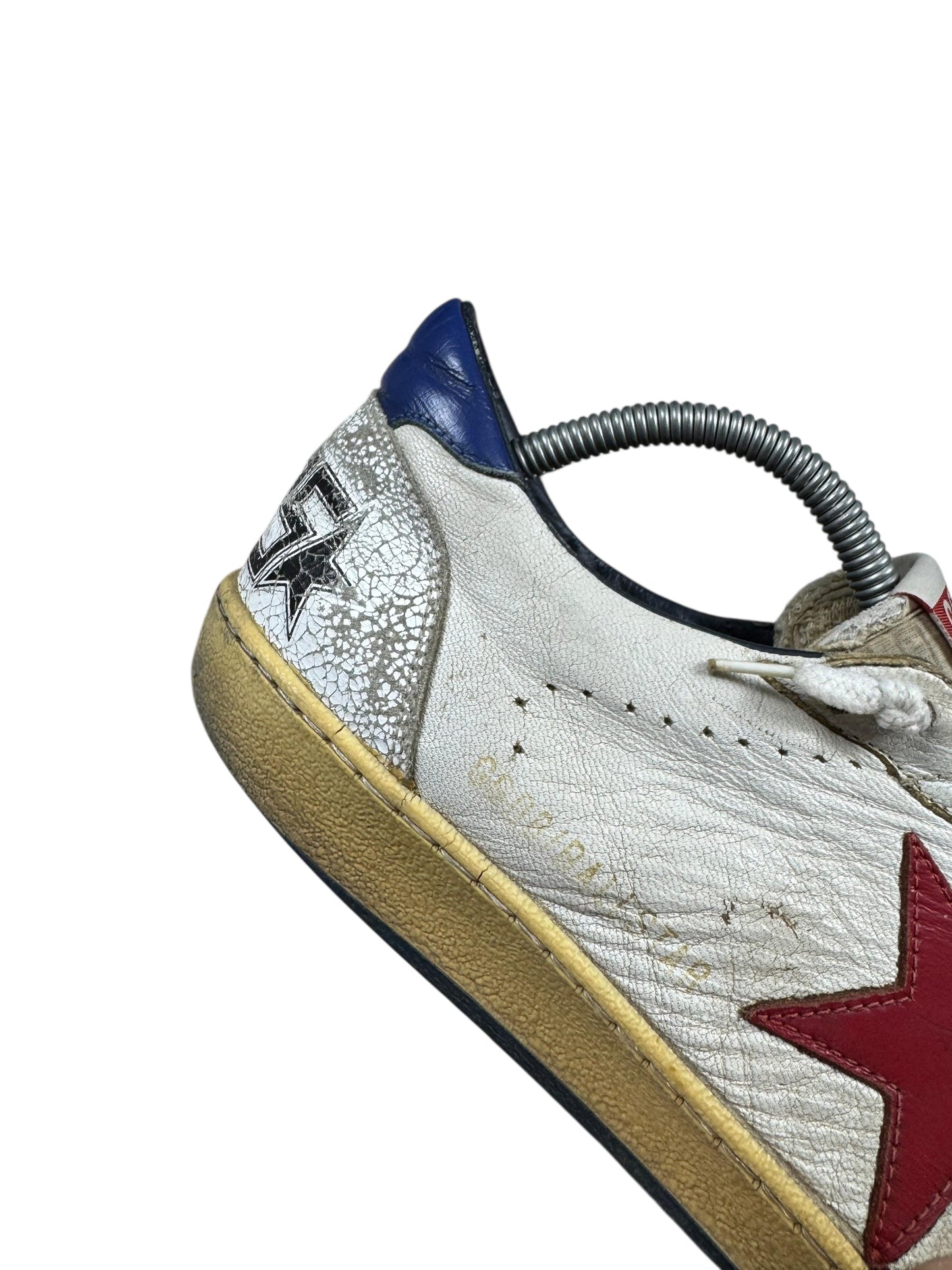 Golden Goose Ballstar White & Red (42)