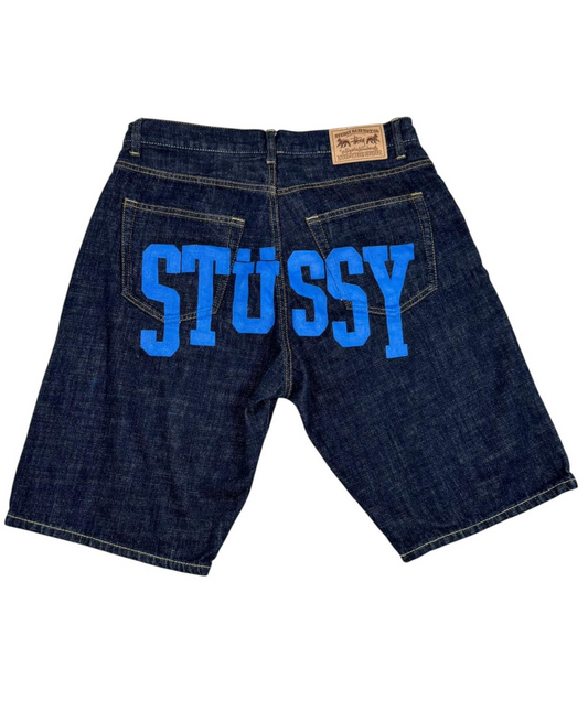 Stussy Shorts Denim Blue (M)