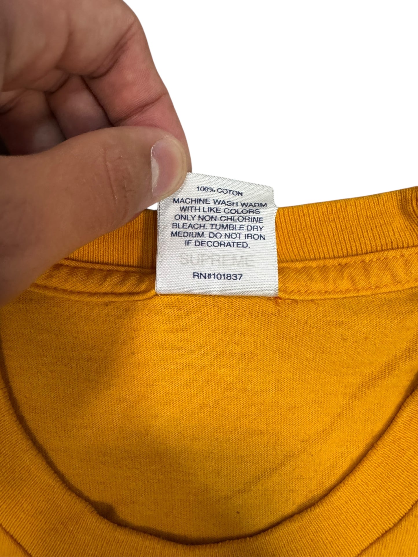 Supreme Tee Orange(M)