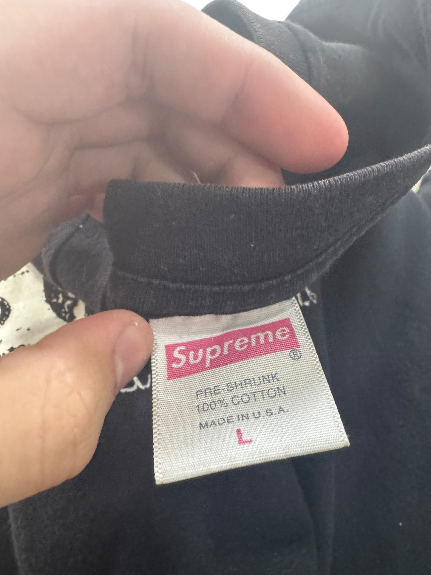 Supreme Tee/T-Shirt Dollar Black (L)