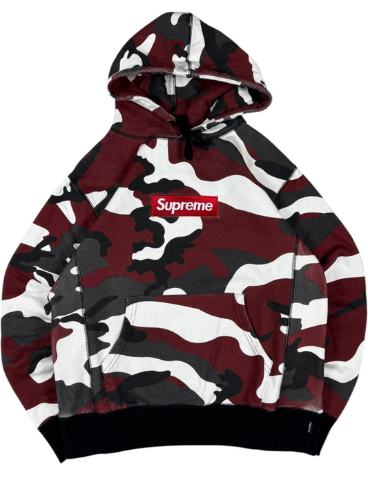 Supreme Box Logo Pullover Red Camo Fall/Winter 2013 (S)