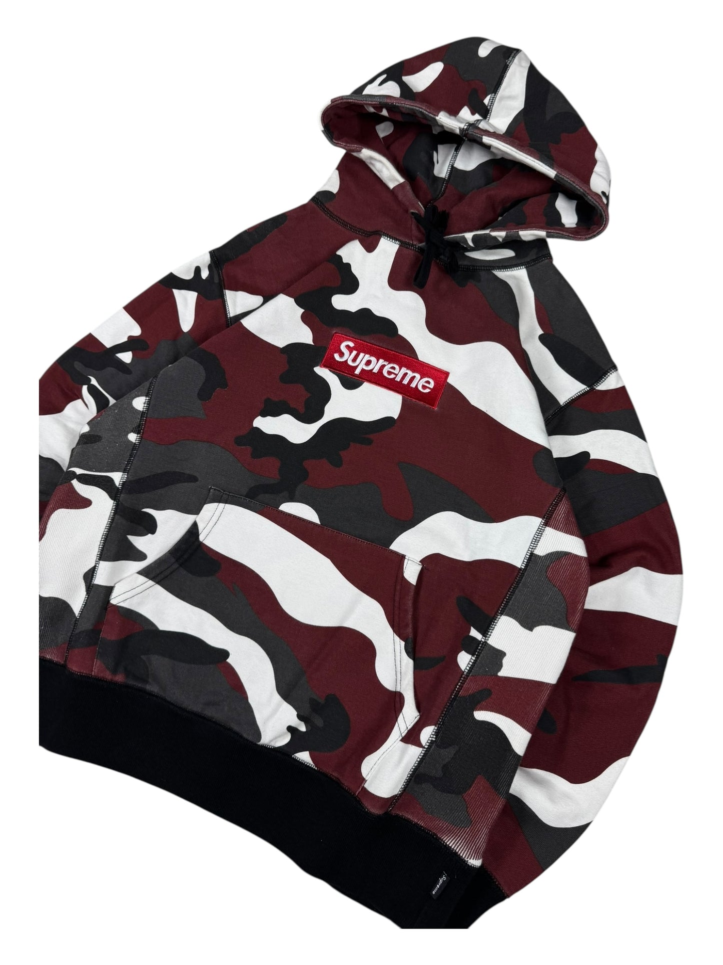 Supreme Box Logo Pullover Red Camo Fall/Winter 2013 (S)