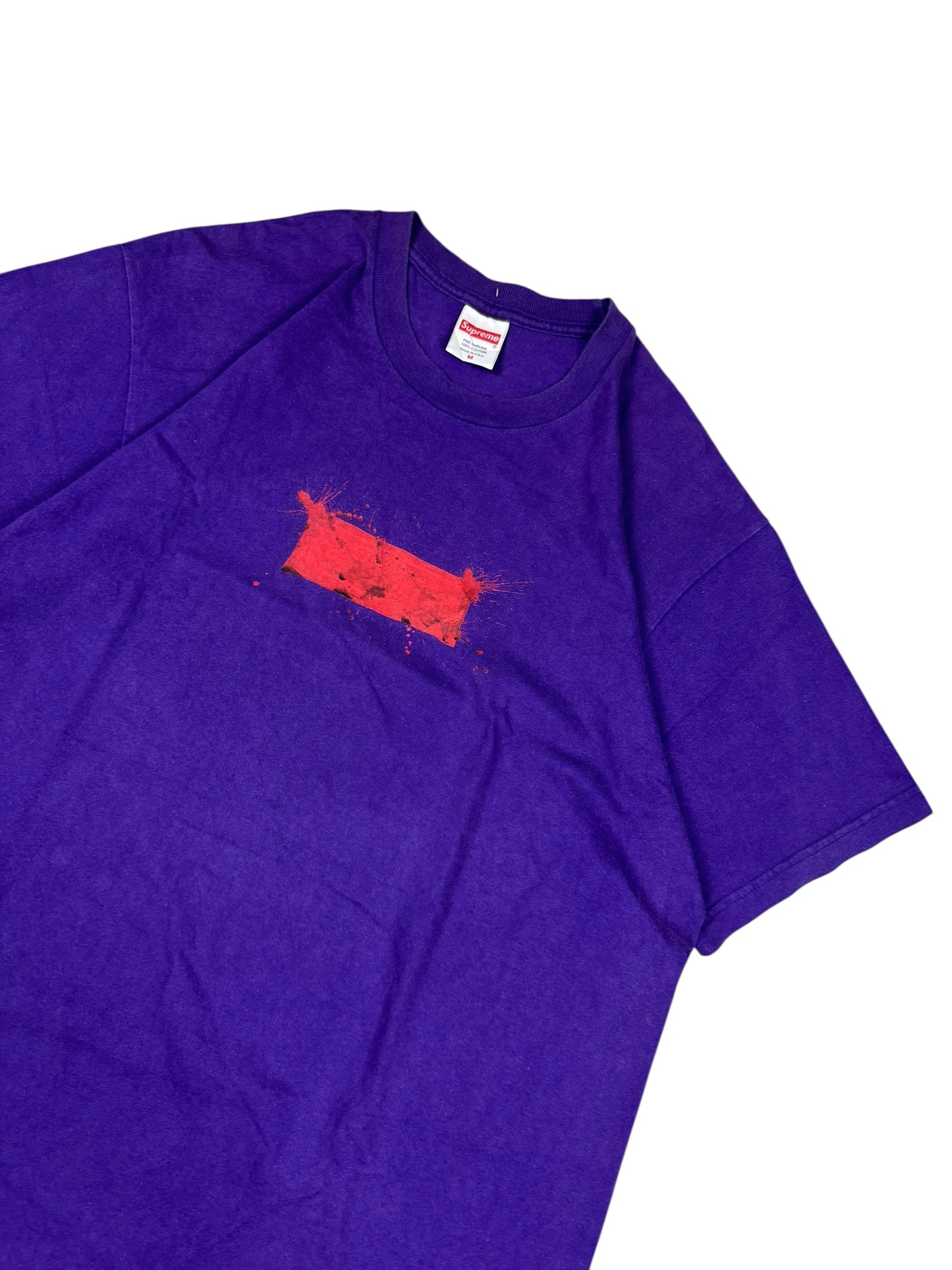Supreme Tee/T-Shirt Ralph Steadman Box Logo Purple (M)