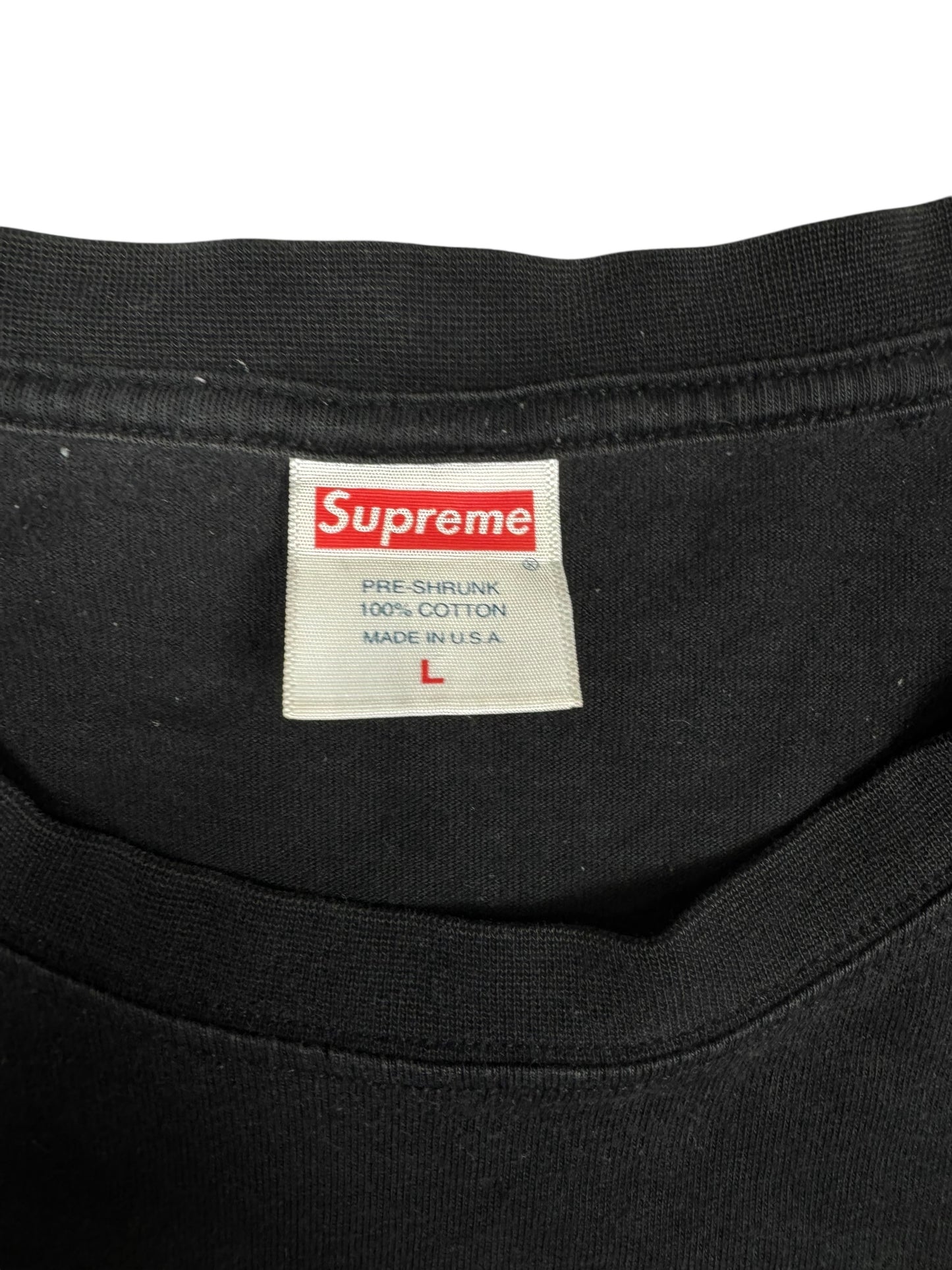 Supreme T-Shirt/Tee Bible Black (L)