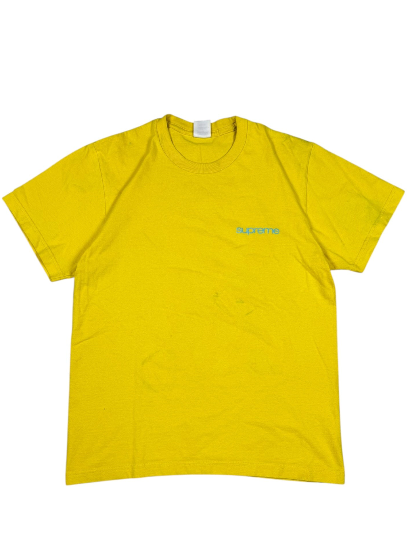 Supreme Tee Yellow and Blue (S)