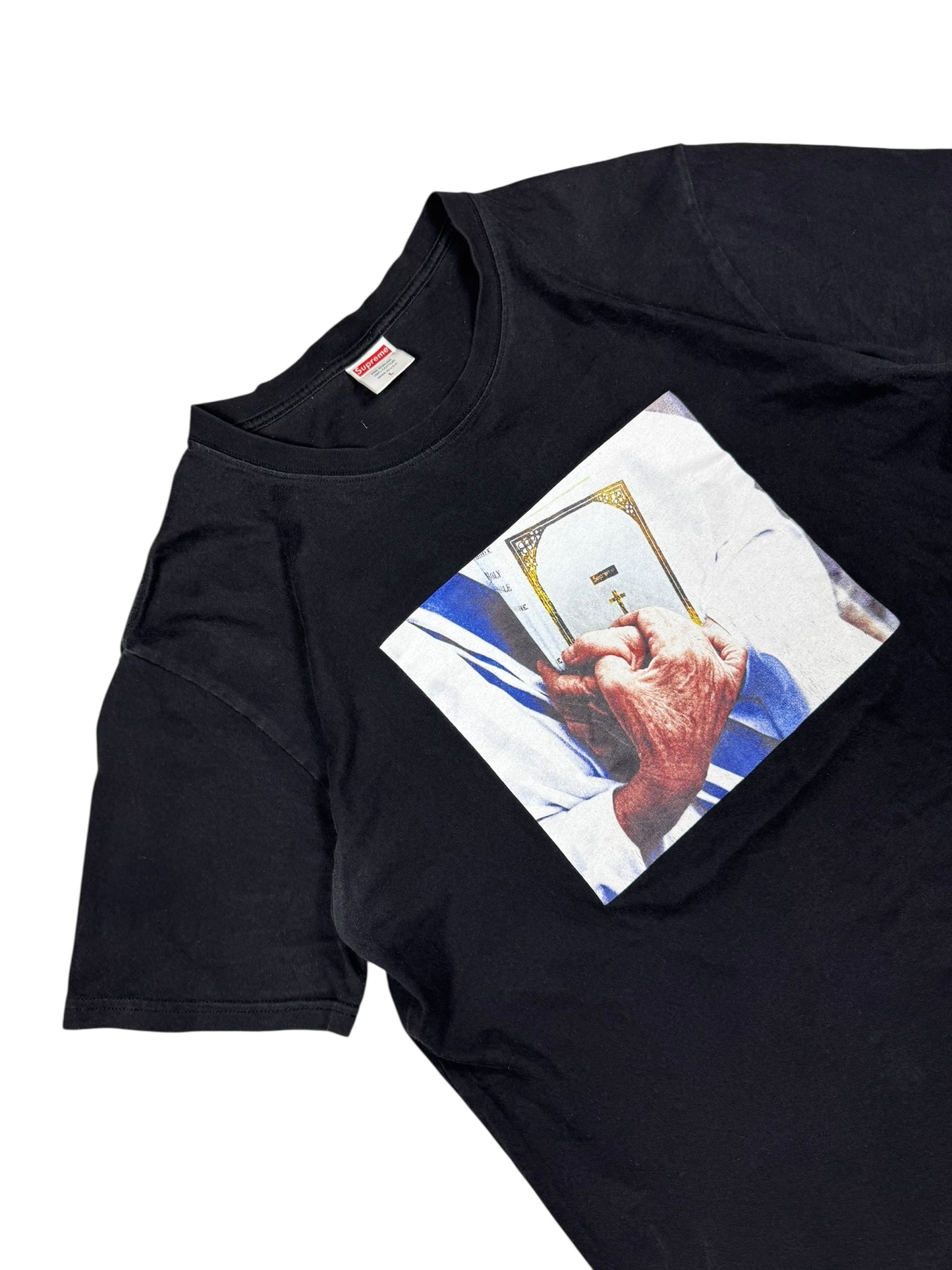 Supreme T-Shirt/Tee Bible Black (L)