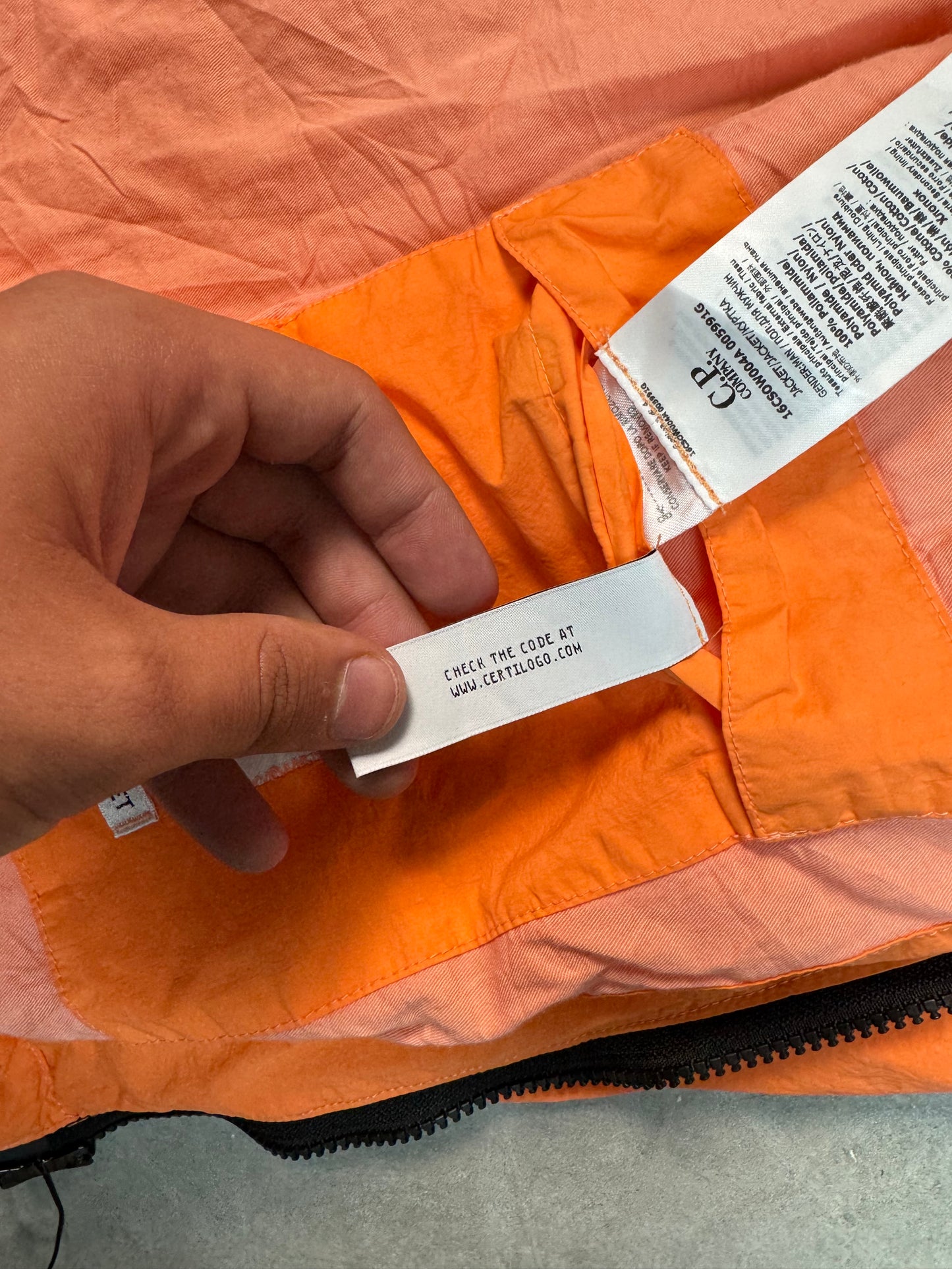 Palace x C.P. Company Jacket Tangerine Men’s Fall/Winter 2023 (L)