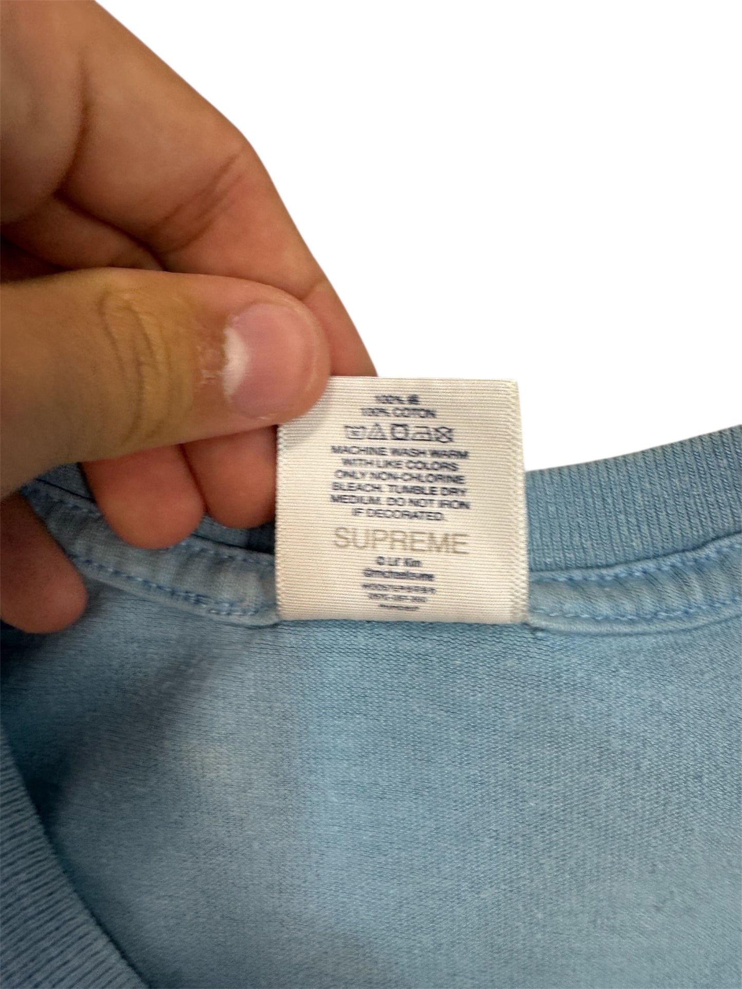 Supreme Tee Blue and Black (L)