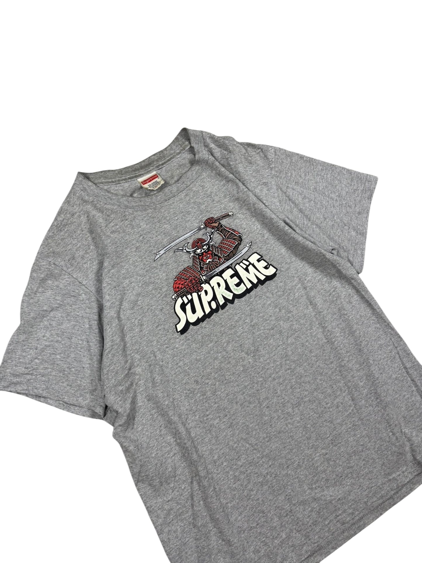 Supreme Tee Grey and Red (S)