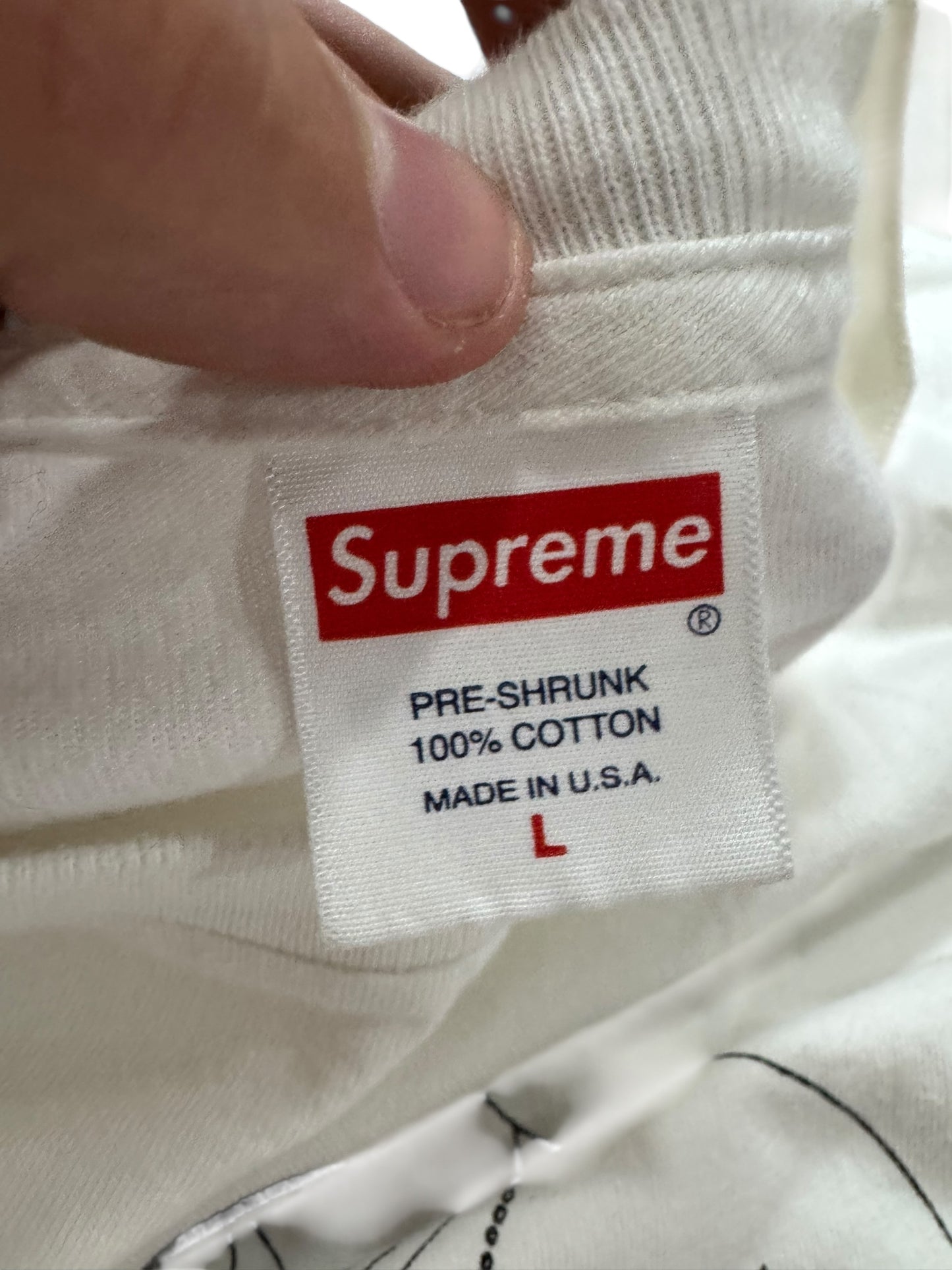 Supreme Tee/T-Shirt Prodigy White (L)