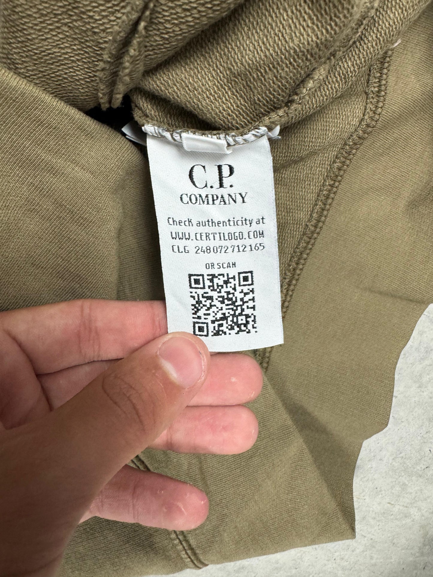 C.P Company Zip-Up Brown (S)