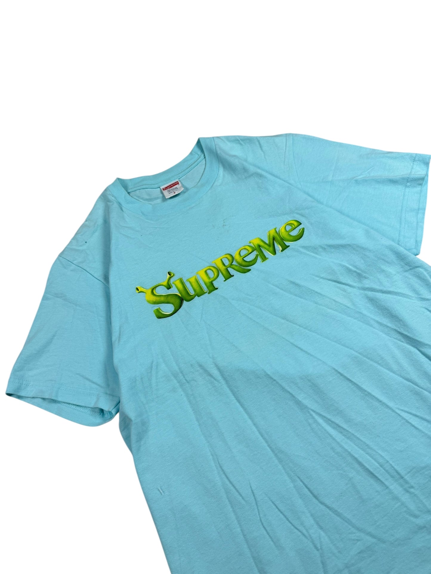 Supreme Tee Shrek Blue and Green (S)