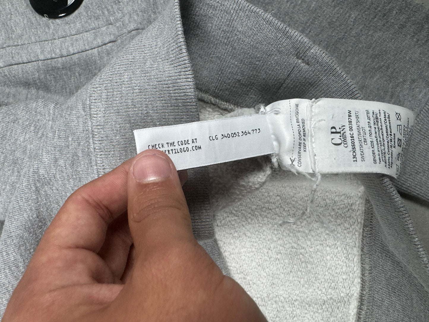 C.P Company Sweater Grey (S)