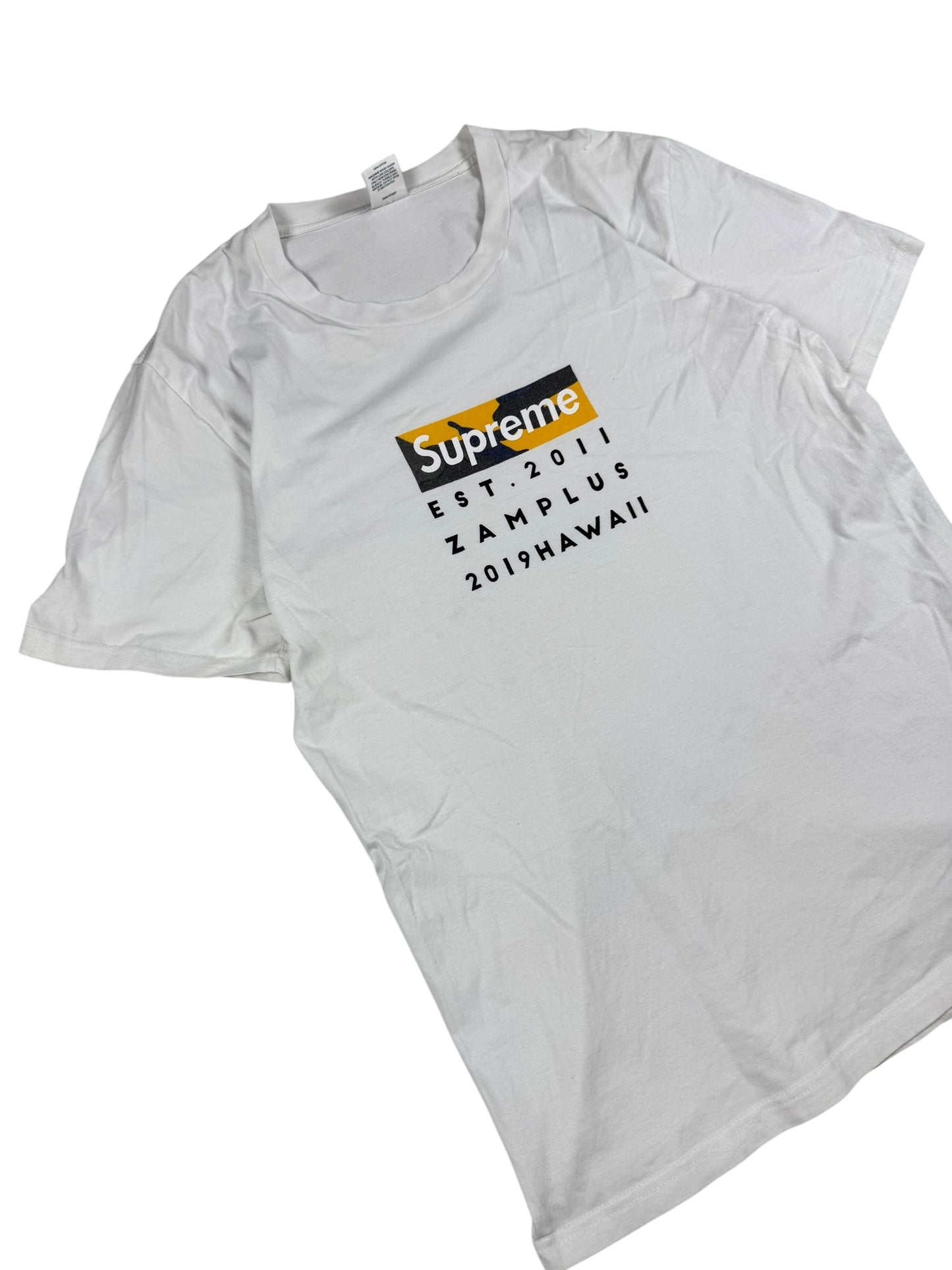 Supreme Tee/T-Shirt Brooklyn Box Logo White (L)