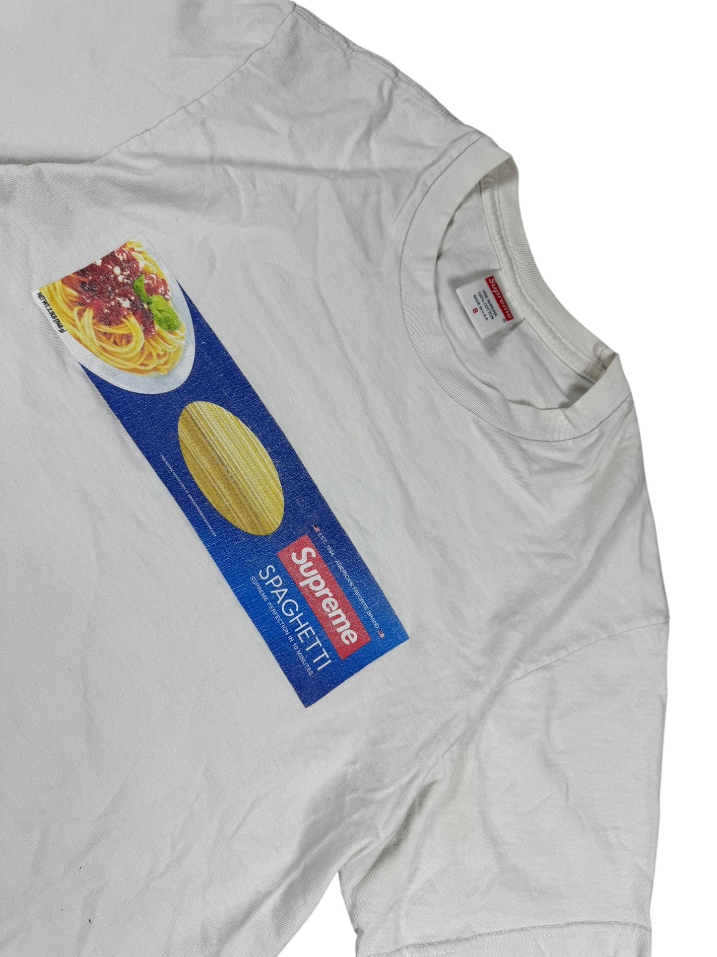 Supreme Tee/T-Shirt Spaghetti White (S)