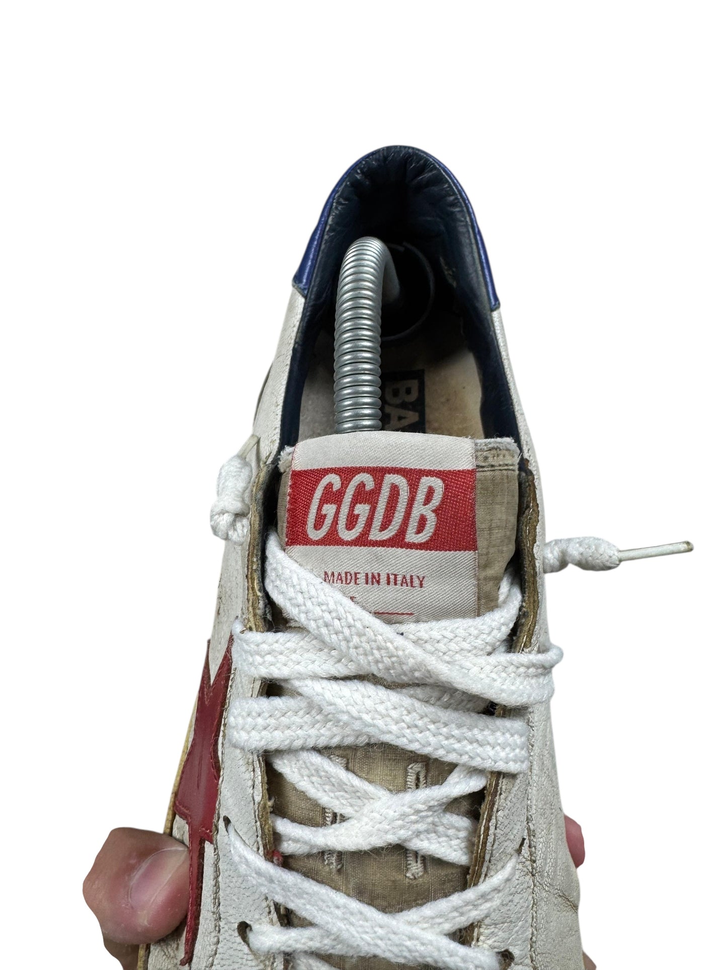 Golden Goose Ballstar White & Red (42)