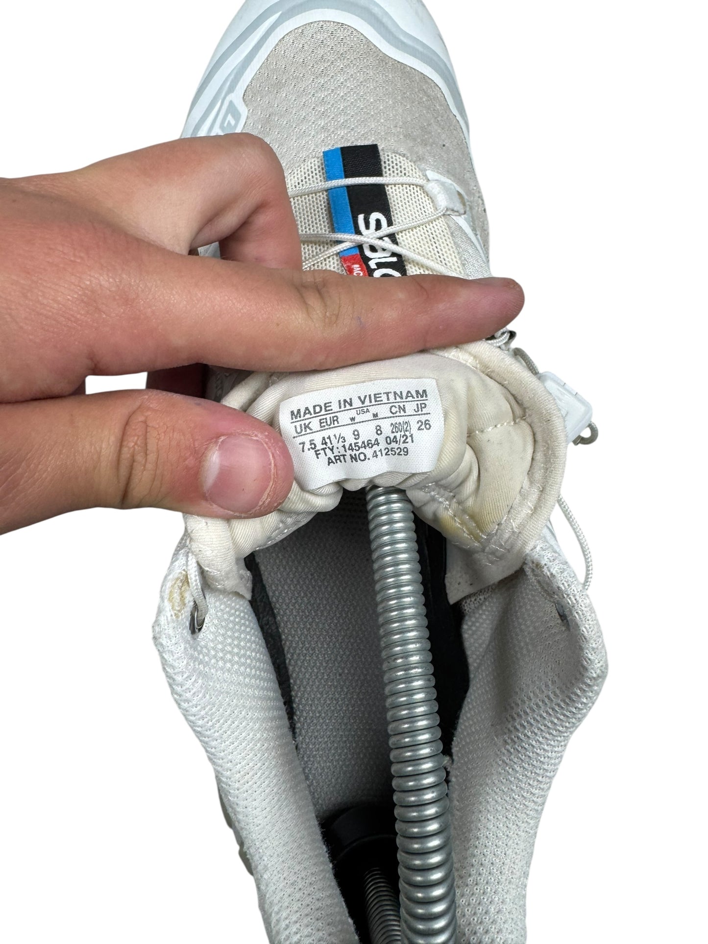 Salomon Xt-6 Triple White (41 1/3)