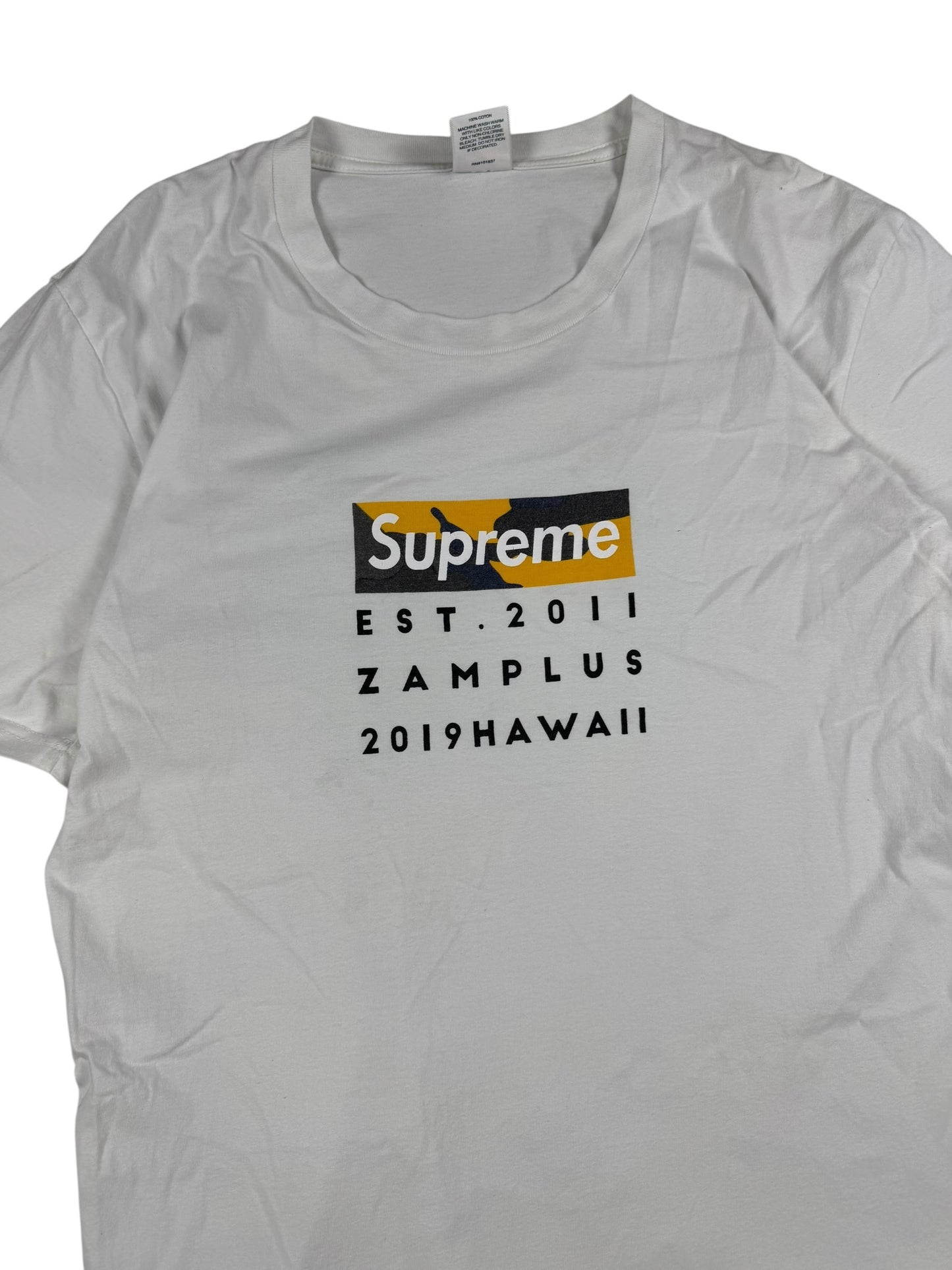 Supreme Tee/T-Shirt Brooklyn Box Logo White (L)