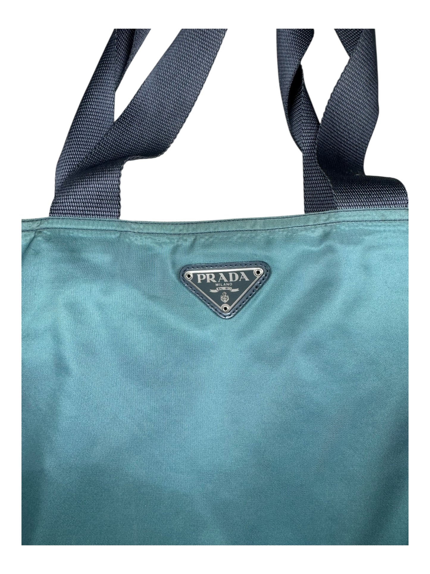 Prada Tote Bag Blue