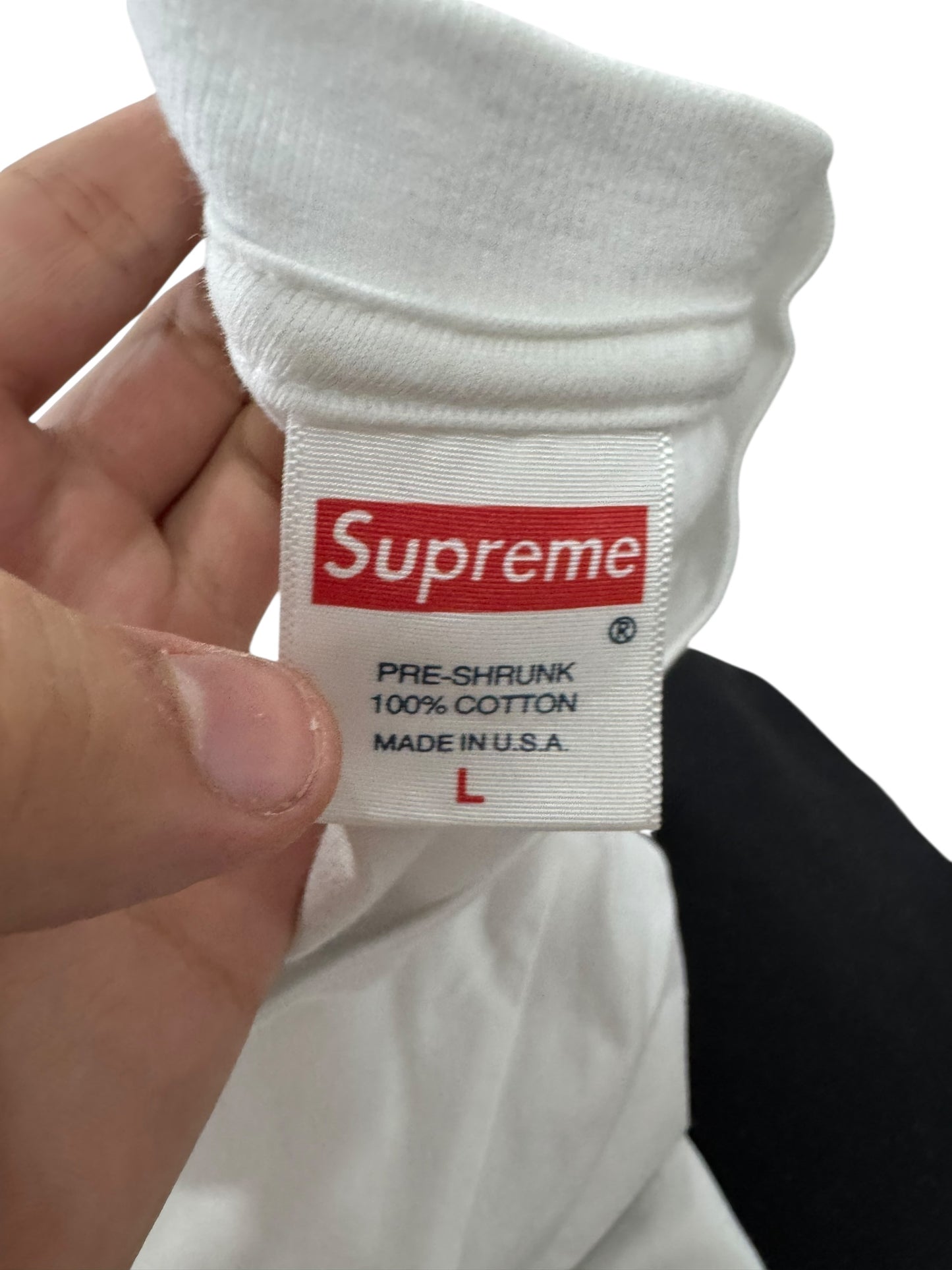 Supreme Tee/T-Shirt Brooklyn Box Logo White (L)